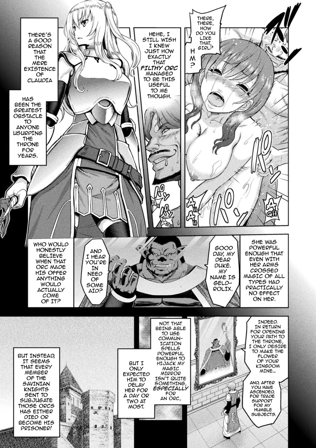 Erona – The Fall of a Beautiful Knight Cursed with the Lewd Mark of an Orc - Chapter 1 — Page 78