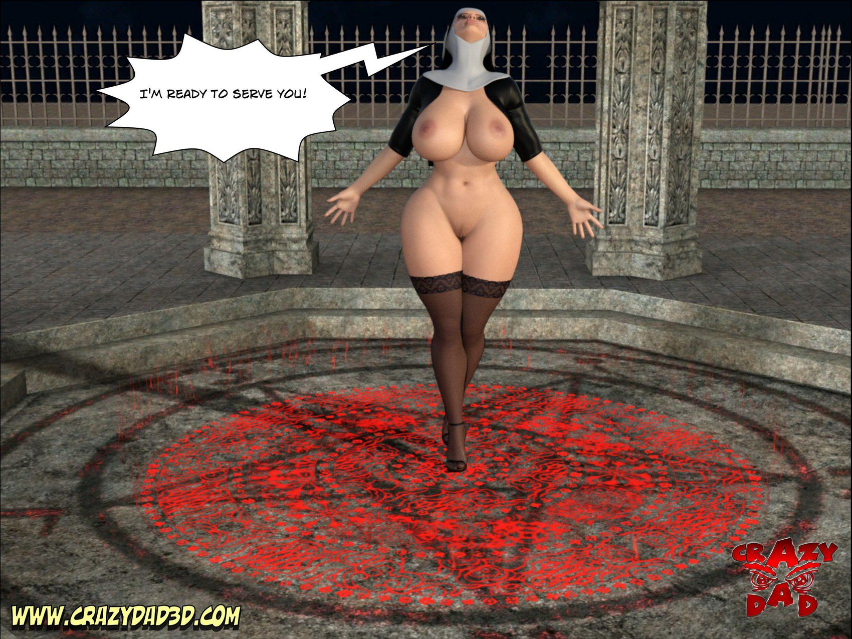 Evil Nun [CrazyDad3D] - Chapter 1 — Page 13