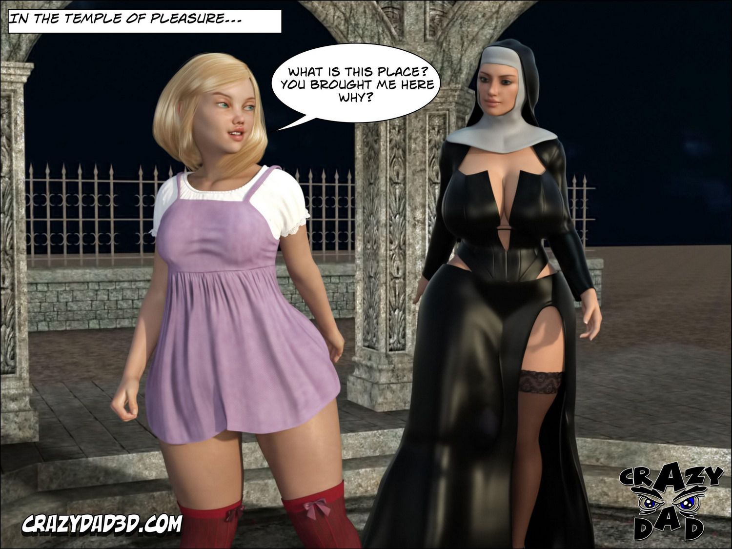 Evil Nun [CrazyDad3D] - Chapter 2 — Page 13