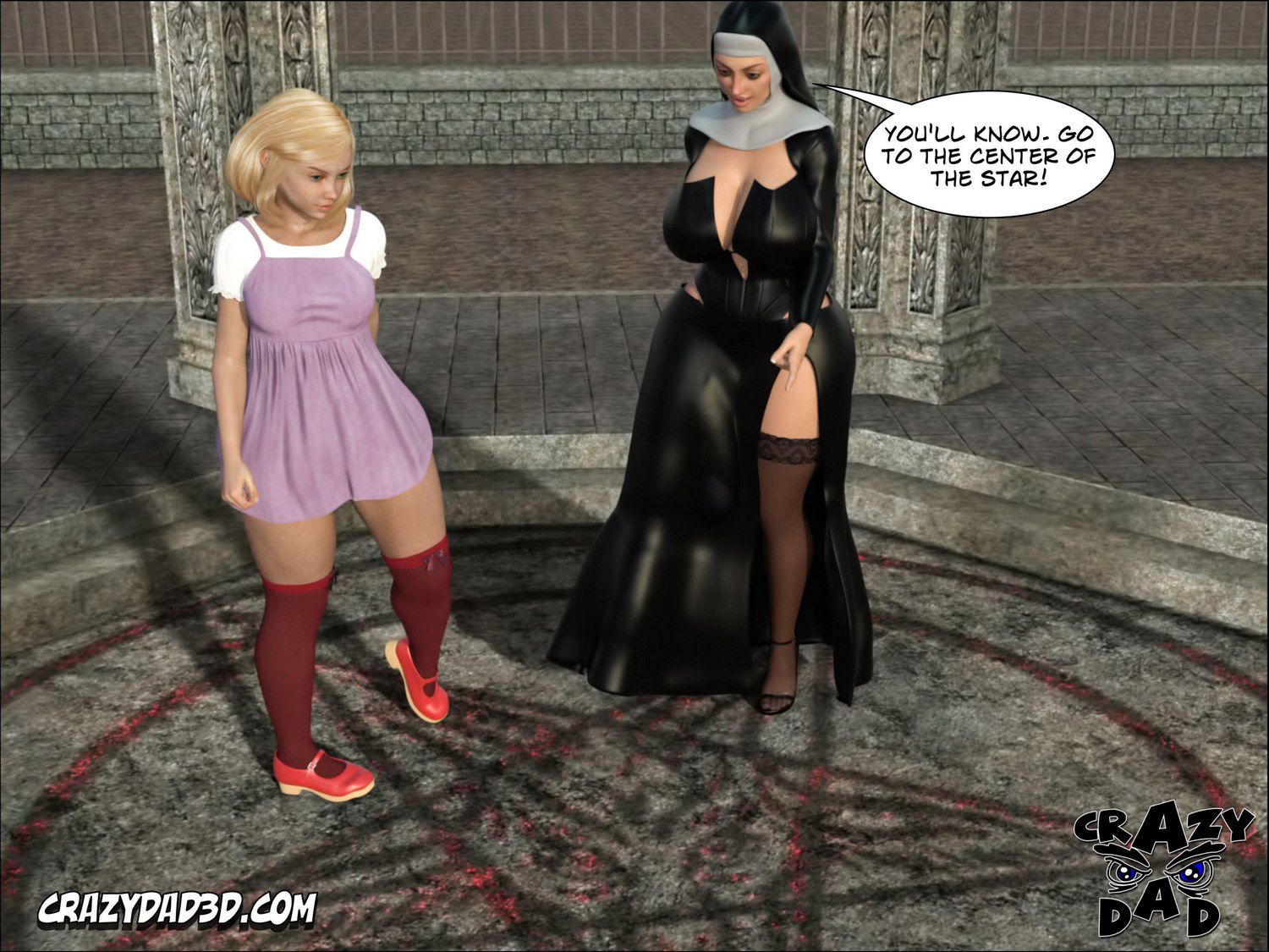 Evil Nun [CrazyDad3D] - Chapter 2 — Page 14