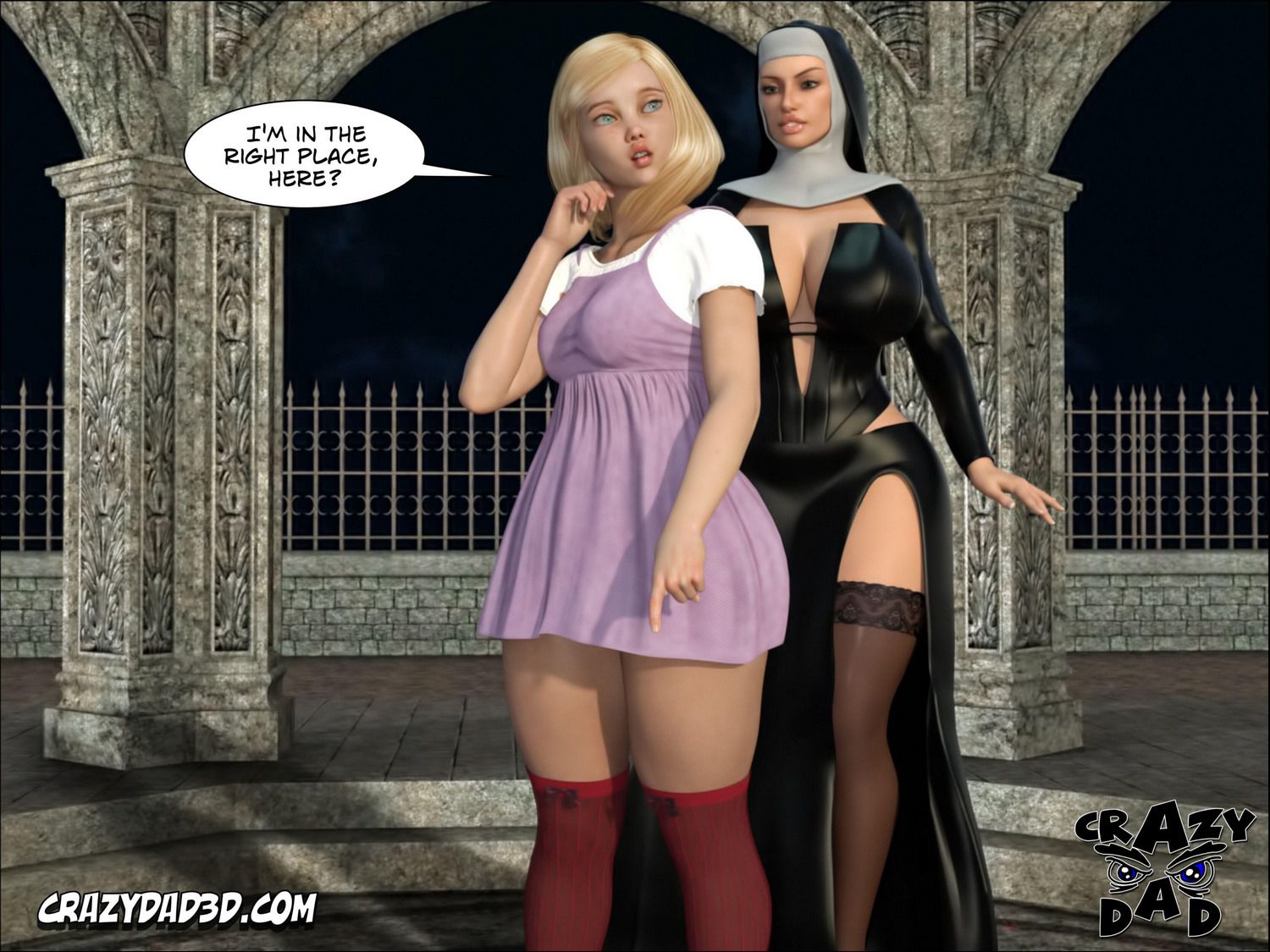 Evil Nun [CrazyDad3D] - Chapter 2 — Page 17