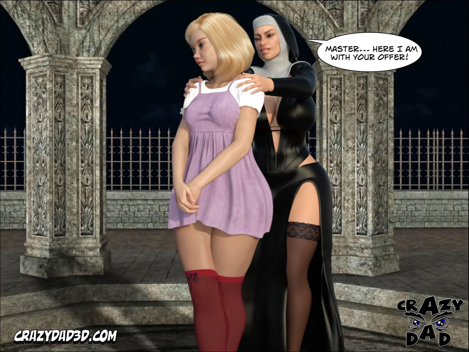 Evil Nun [CrazyDad3D] - Chapter 2 — Page 19
