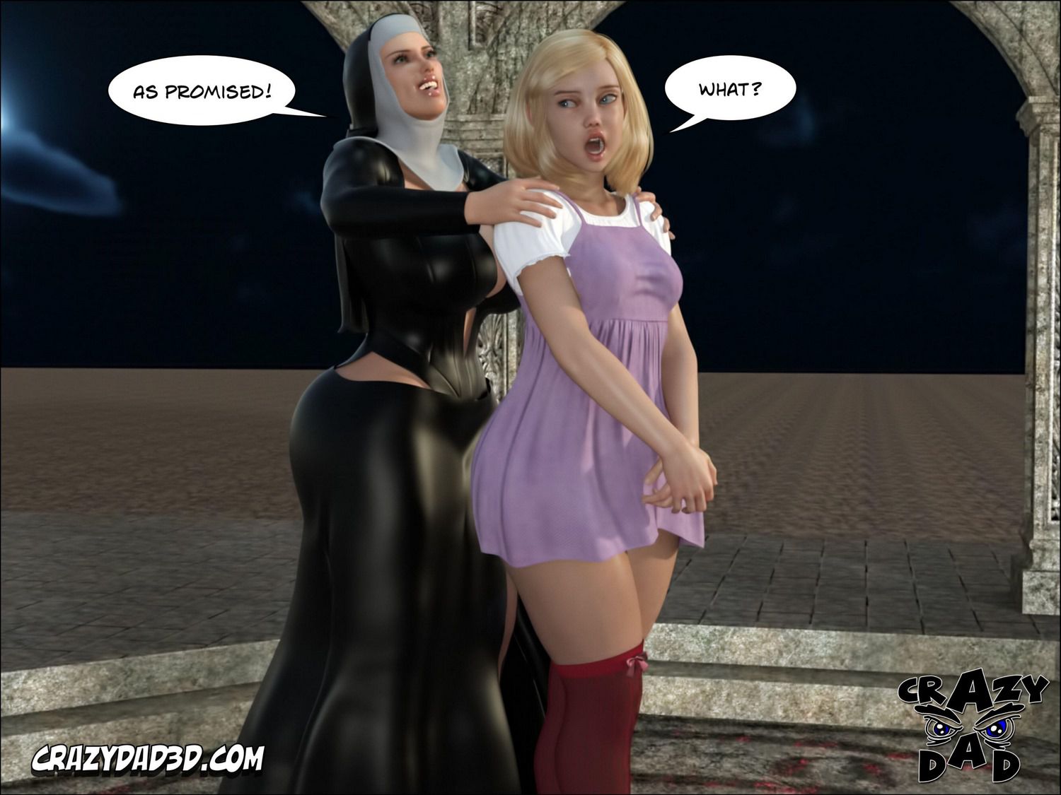 Evil Nun [CrazyDad3D] - Chapter 2 — Page 20