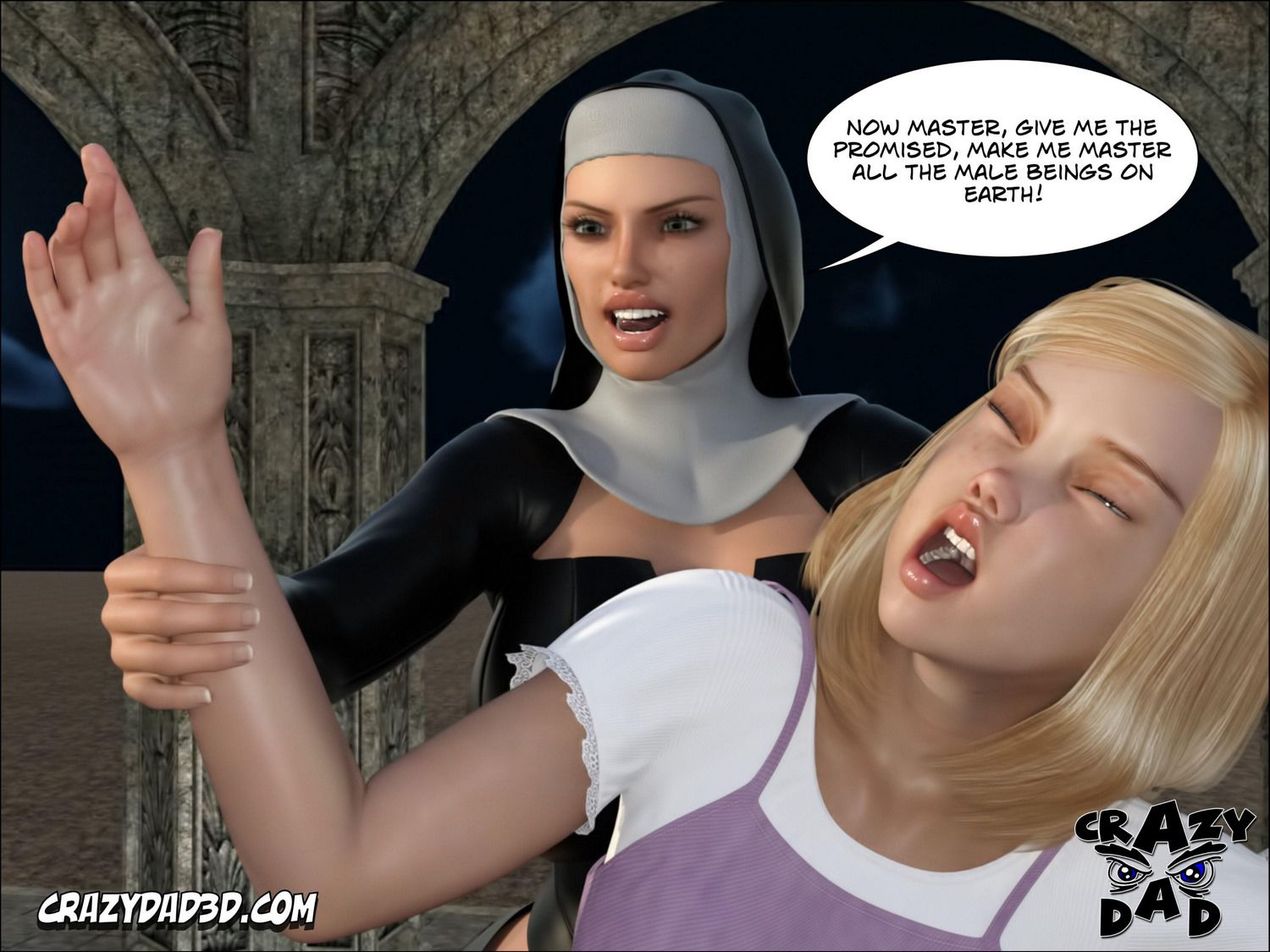 Evil Nun [CrazyDad3D] - Chapter 2 — Page 26