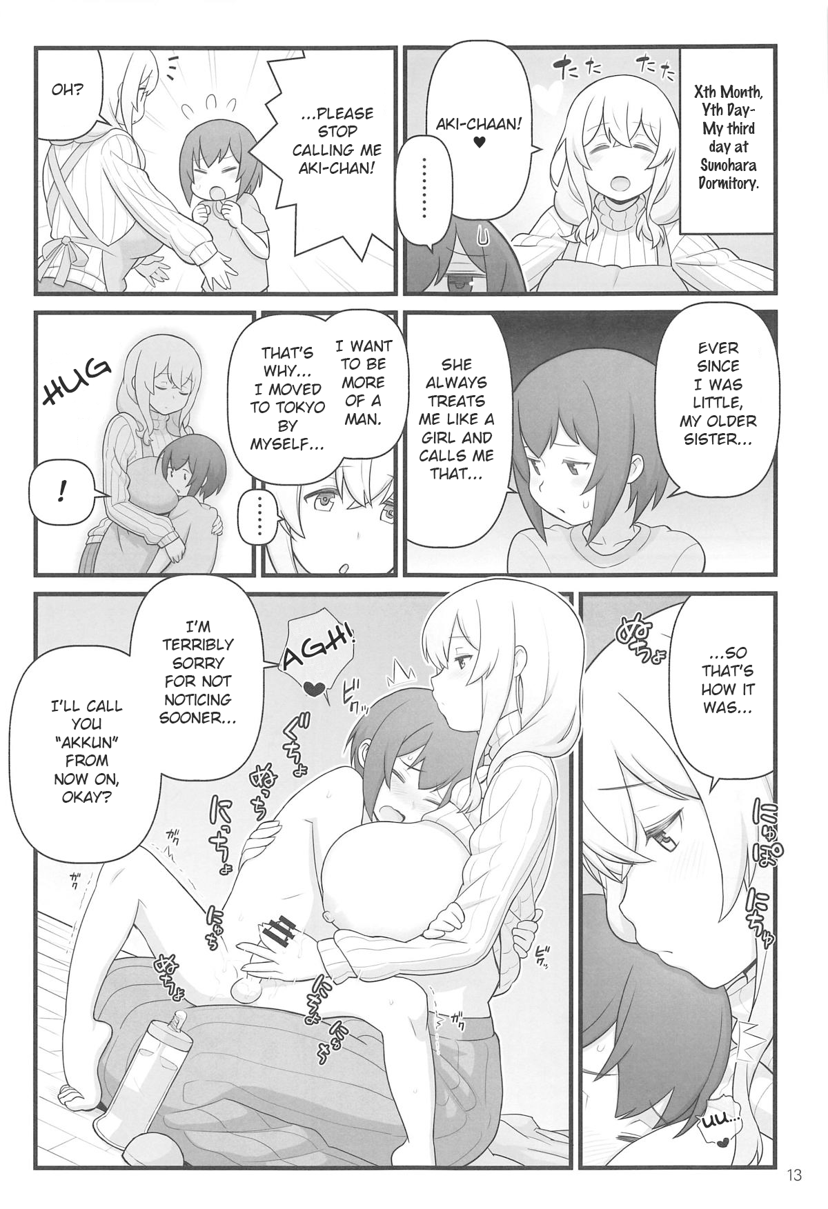 Akkun’s Diary (Sunohara-sou no Kanrinin-san) [Kakuzatou] - Chapter 1 — Page 13