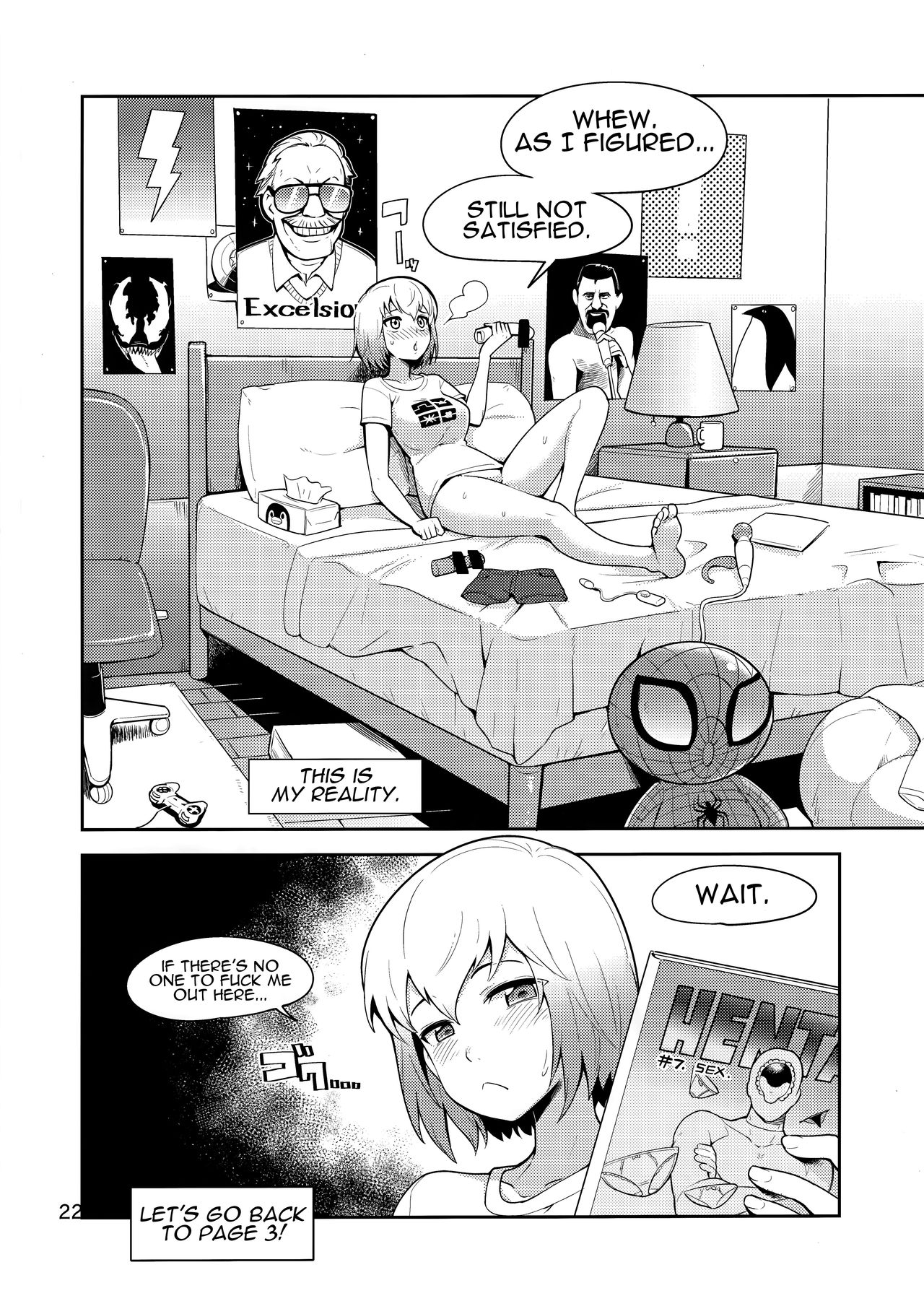 Gwenpool – Jumping Into an Indecent World (Gwenpool) [Bowieknife] - Chapter 1 — Page 22