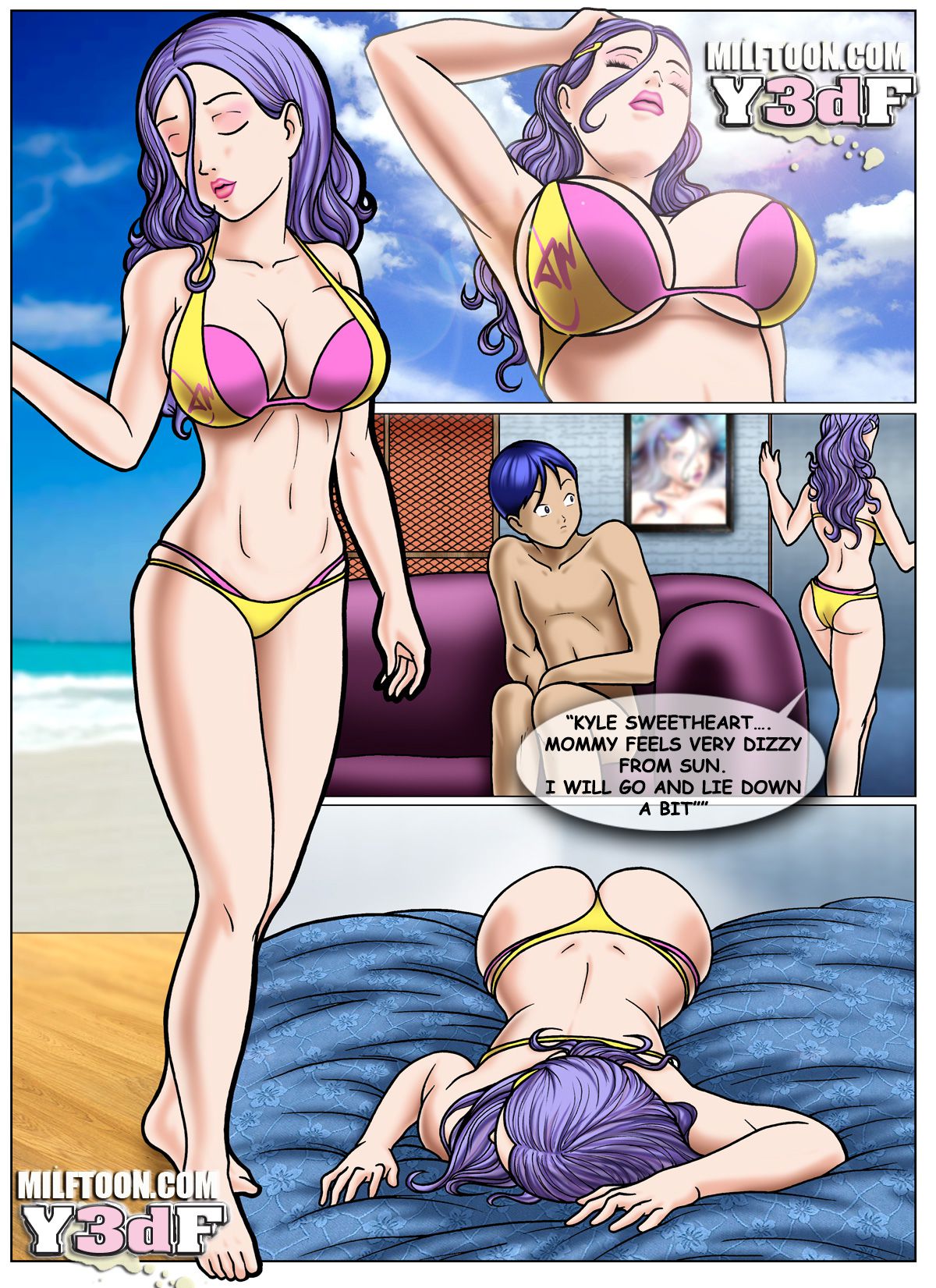 Beach Adventure [MILFToon] - Chapter 1 — Page 7