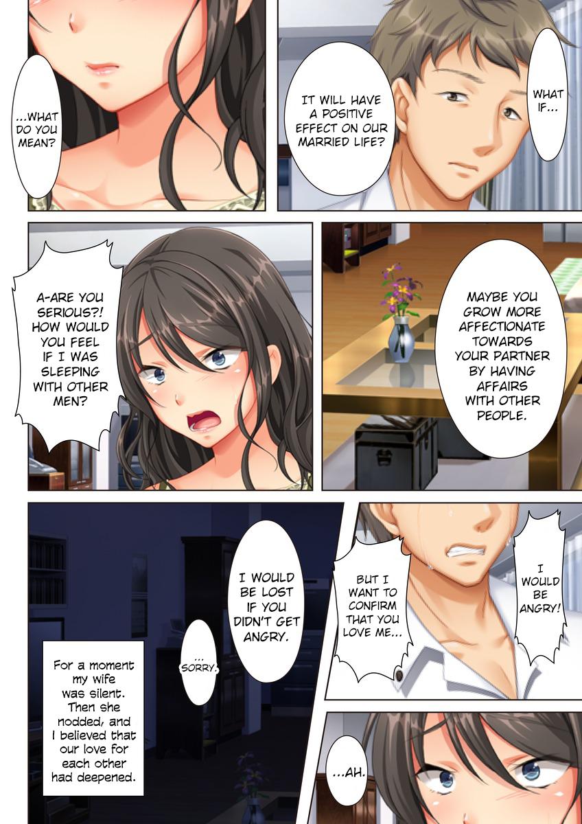 Kabe no Mukou no Tsuma no Koe ~Ai suru Tsuma no Karada wa mou, Tonari no Danna wo Wasure rare nai [Un Equals Shokutarou] - Chapter 1 — Page 52