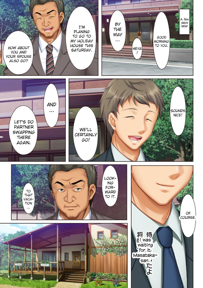 Kabe no Mukou no Tsuma no Koe ~Ai suru Tsuma no Karada wa mou, Tonari no Danna wo Wasure rare nai [Un Equals Shokutarou] - Chapter 1 — Page 53
