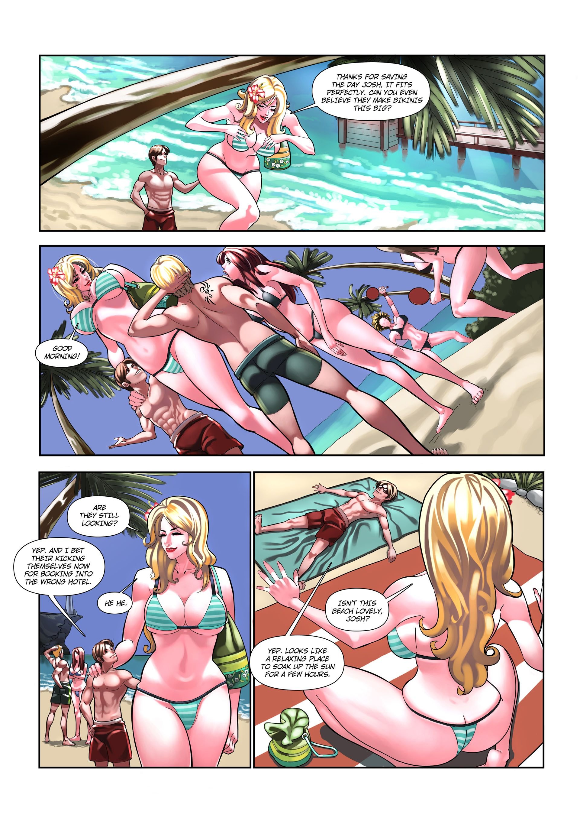 Amazon Hotel [Giantess Fan] - Chapter 2 — Page 9