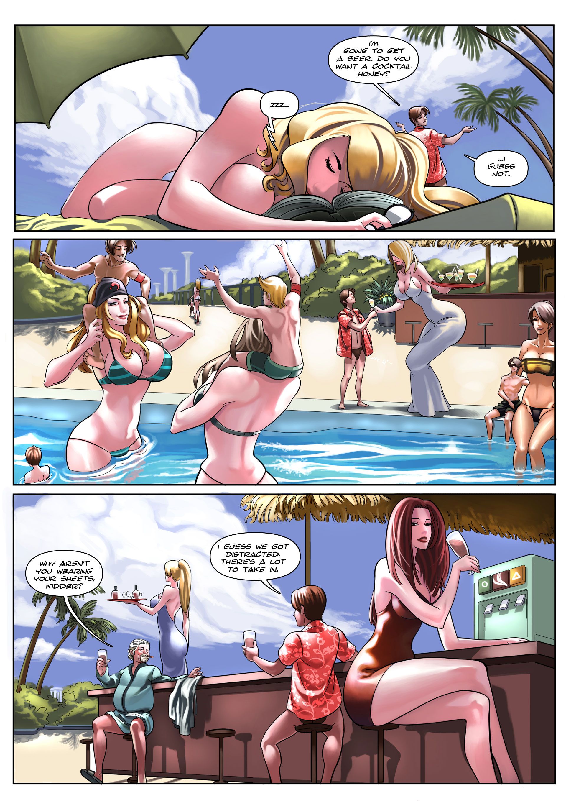 Amazon Hotel [Giantess Fan] - Chapter 1 — Page 13