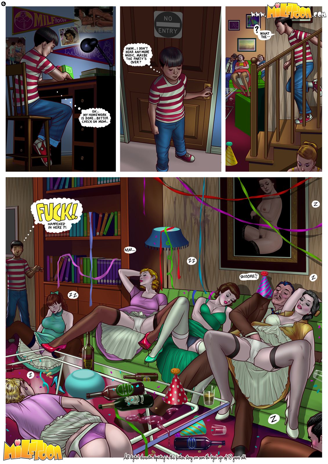 Enjoy The Party [MILFToon] - Chapter 1 — Page 4