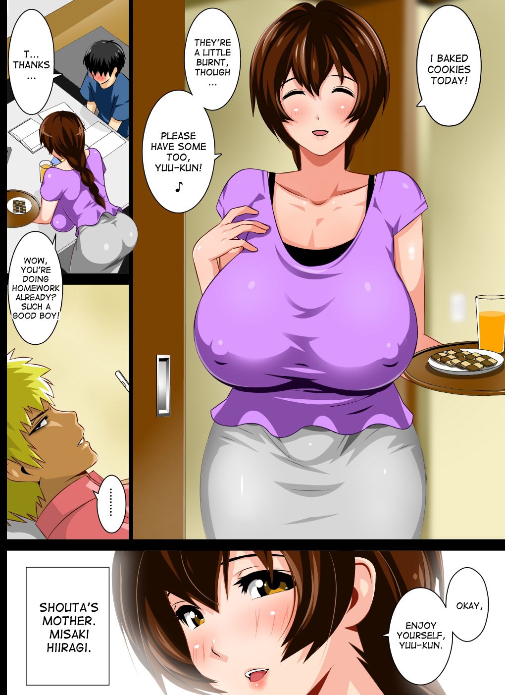 Reibo Misaki ~Kinpatsu Musuko to Onaho Haha [Rara8] - Chapter 1 — Page 4
