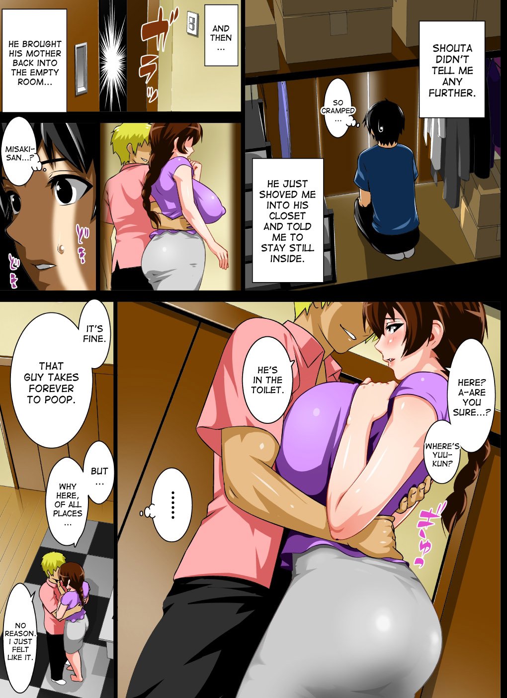 Reibo Misaki ~Kinpatsu Musuko to Onaho Haha [Rara8] - Chapter 1 — Page 7