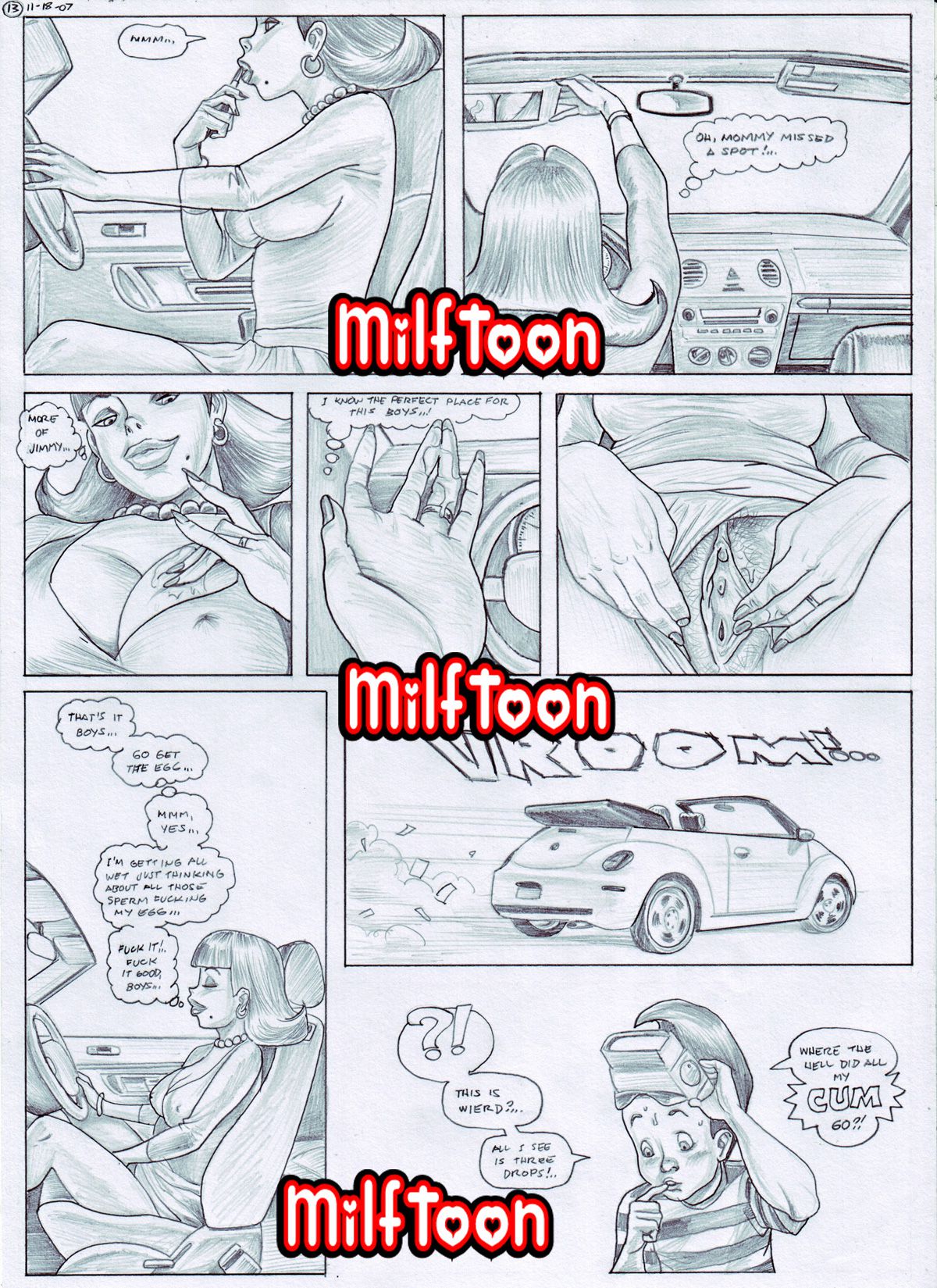 Jimmy Naitron (The Adventures of Jimmy Neutron: Boy Genius) [MILFToon] - Chapter 1 — Page 14