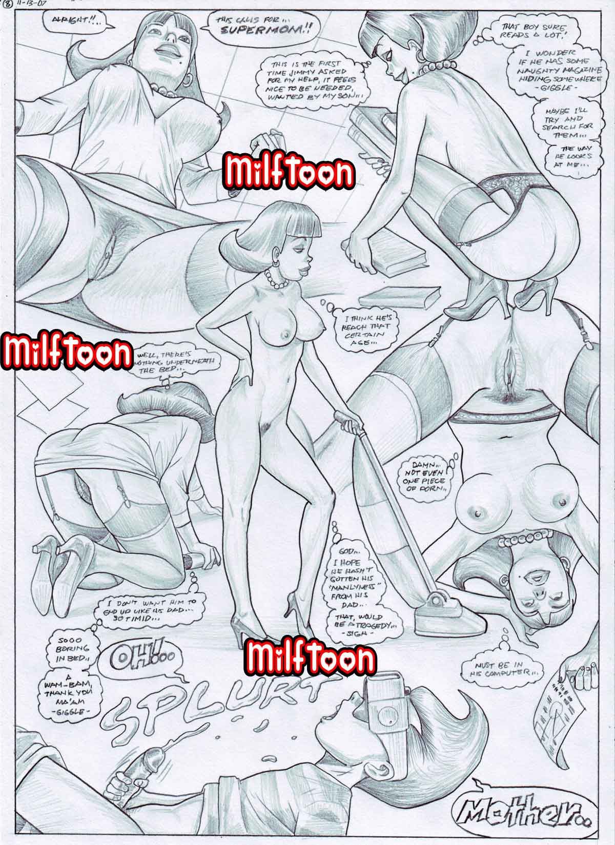 Jimmy Naitron (The Adventures of Jimmy Neutron: Boy Genius) [MILFToon] - Chapter 1 — Page 9