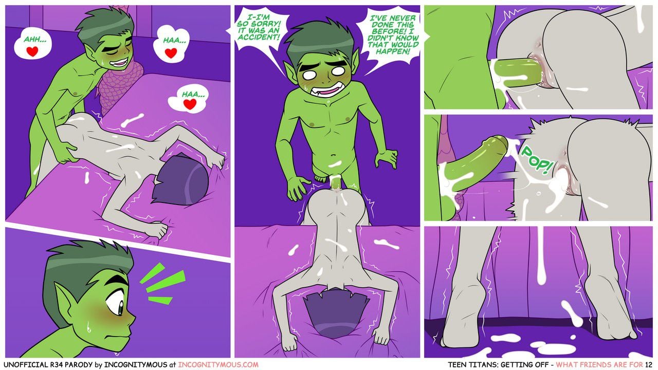 Getting Off (Teen Titans) [Incognitymous] - Chapter 1 — Page 12