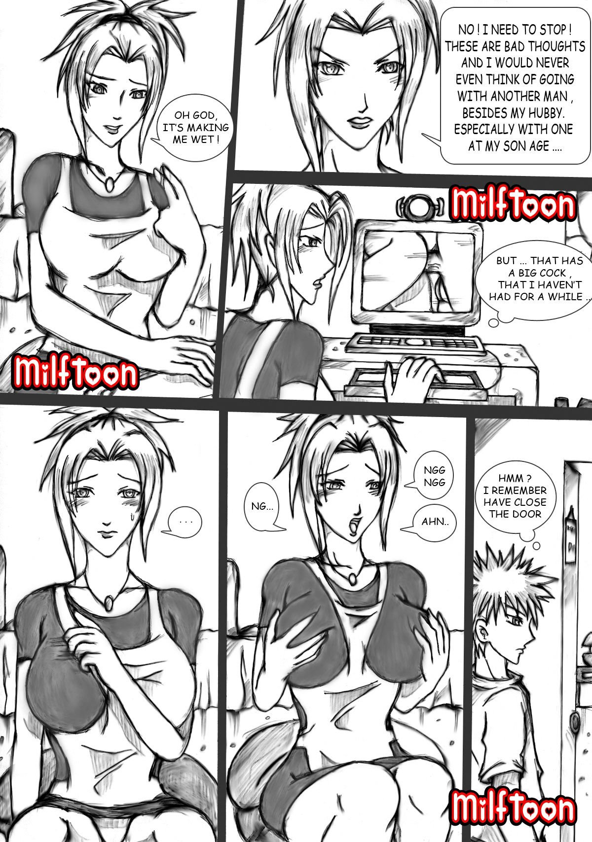 Resisting Mom [MILFToon] - Chapter 1 — Page 4