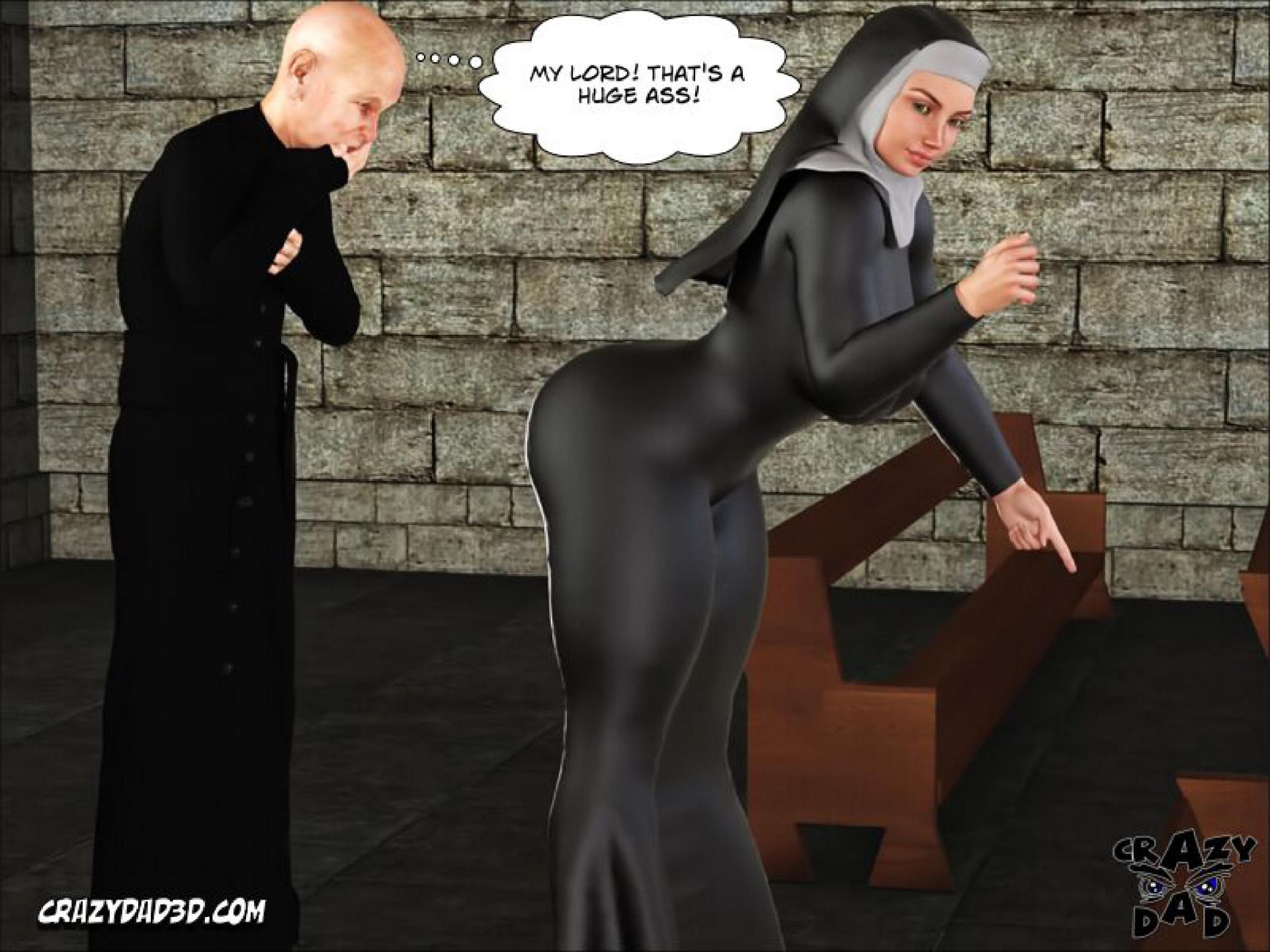 Sister Grace [CrazyDad3D] - Chapter 1 — Page 14