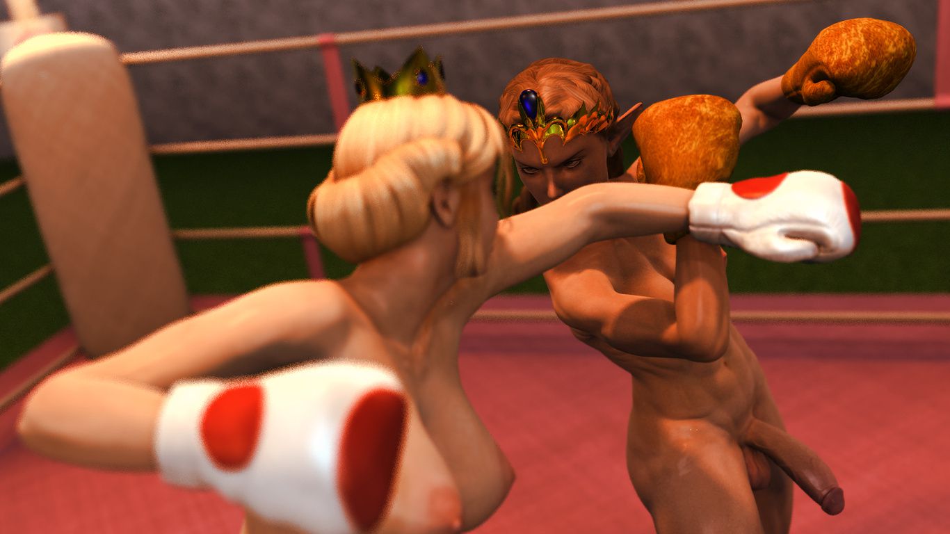 Foxy Boxing Princess Pound [SquarePeg3D] - Chapter 1.7 — Page 17