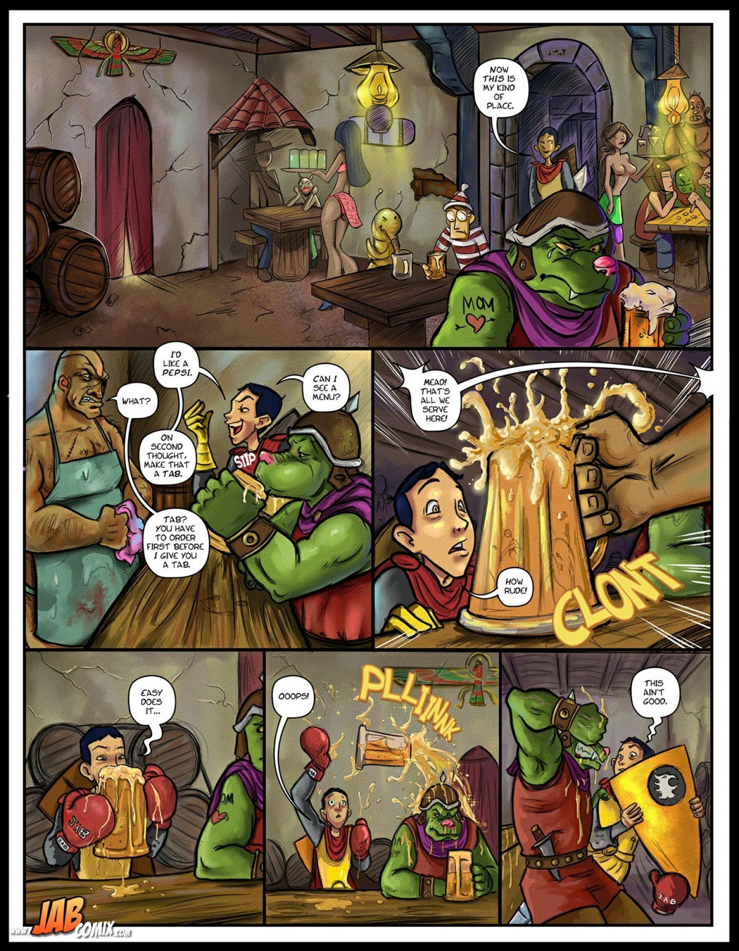 Da’Younguns & Dragon (Dungeons & Dragons) [JABComix] - Chapter 1 — Page 14
