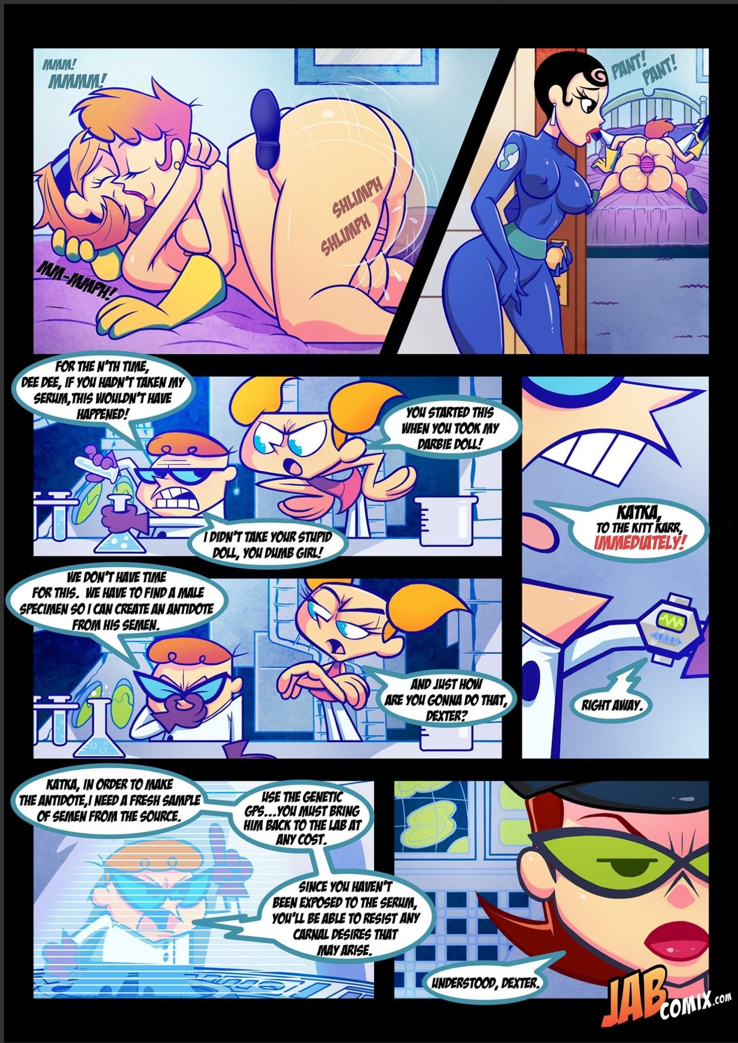 The Adventures Of Action Fuckin’ Hank (Dexter’s Laboratory) [JABComix] - Chapter 2 — Page 4