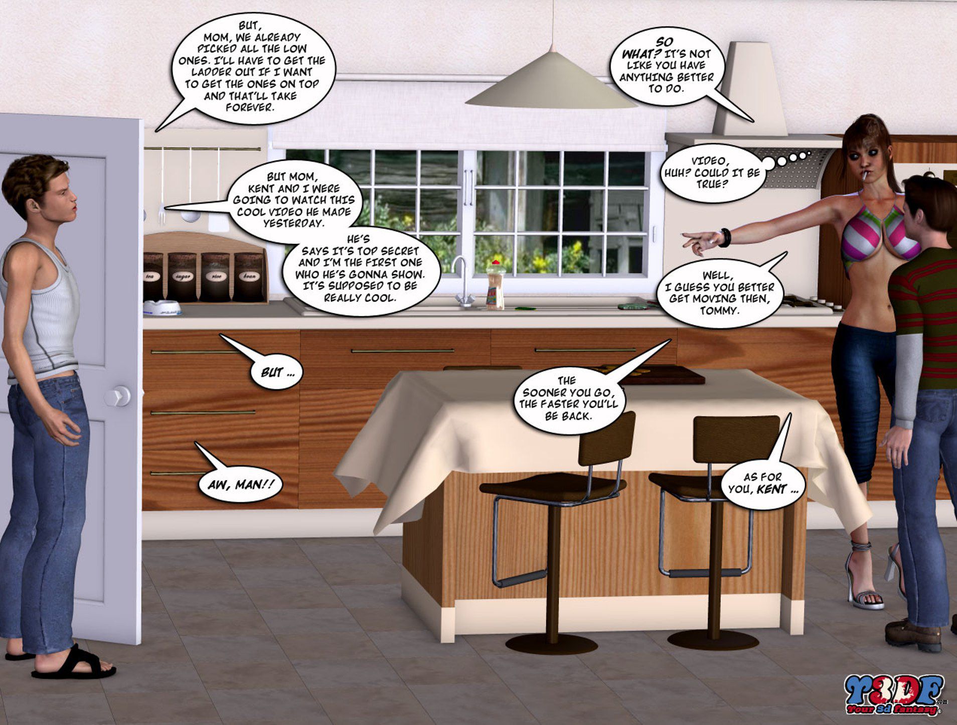 Meet The Johnson’s [Y3DF] - Chapter 3 — Page 54