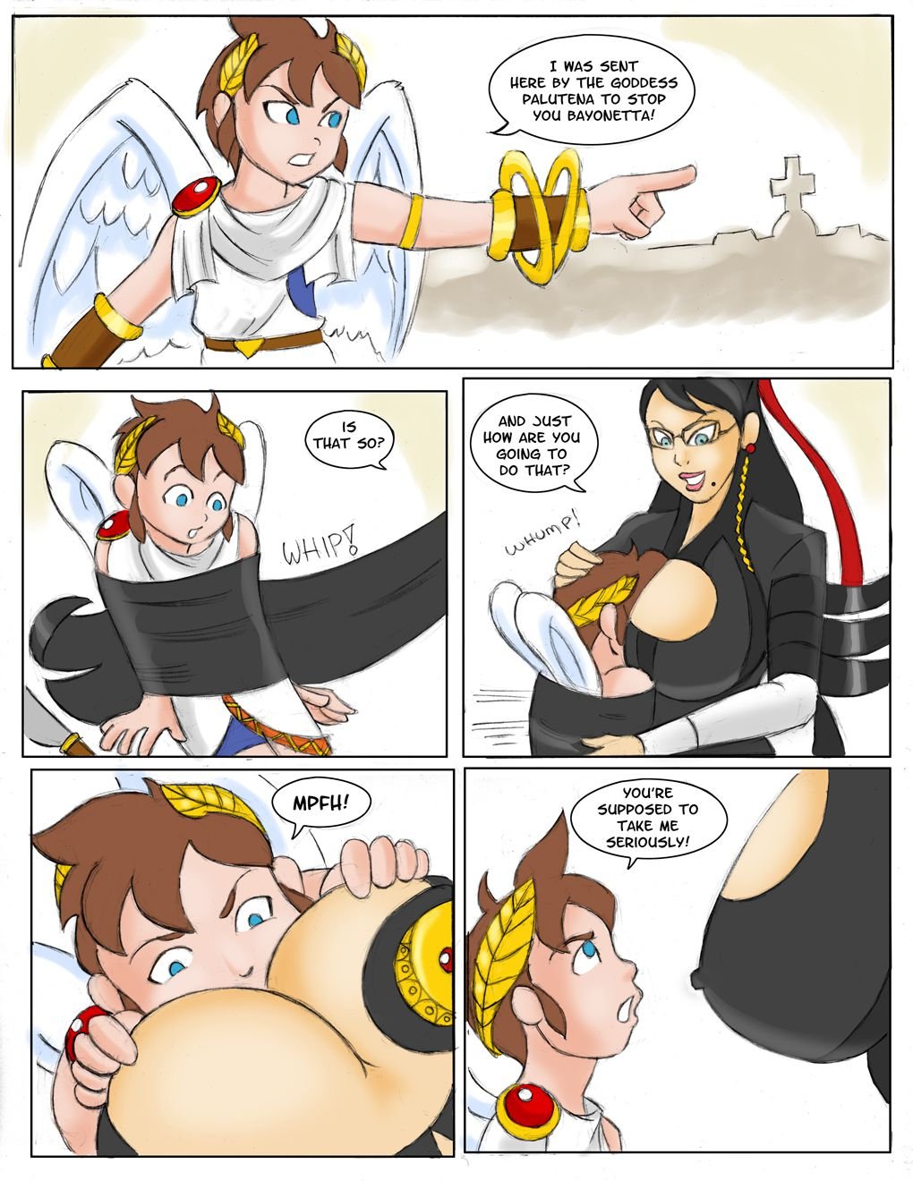 Bayonetta VS Kid Icarus (Kid Icarus , Bayonetta) [Glassfish] - Chapter 1 — Page 5