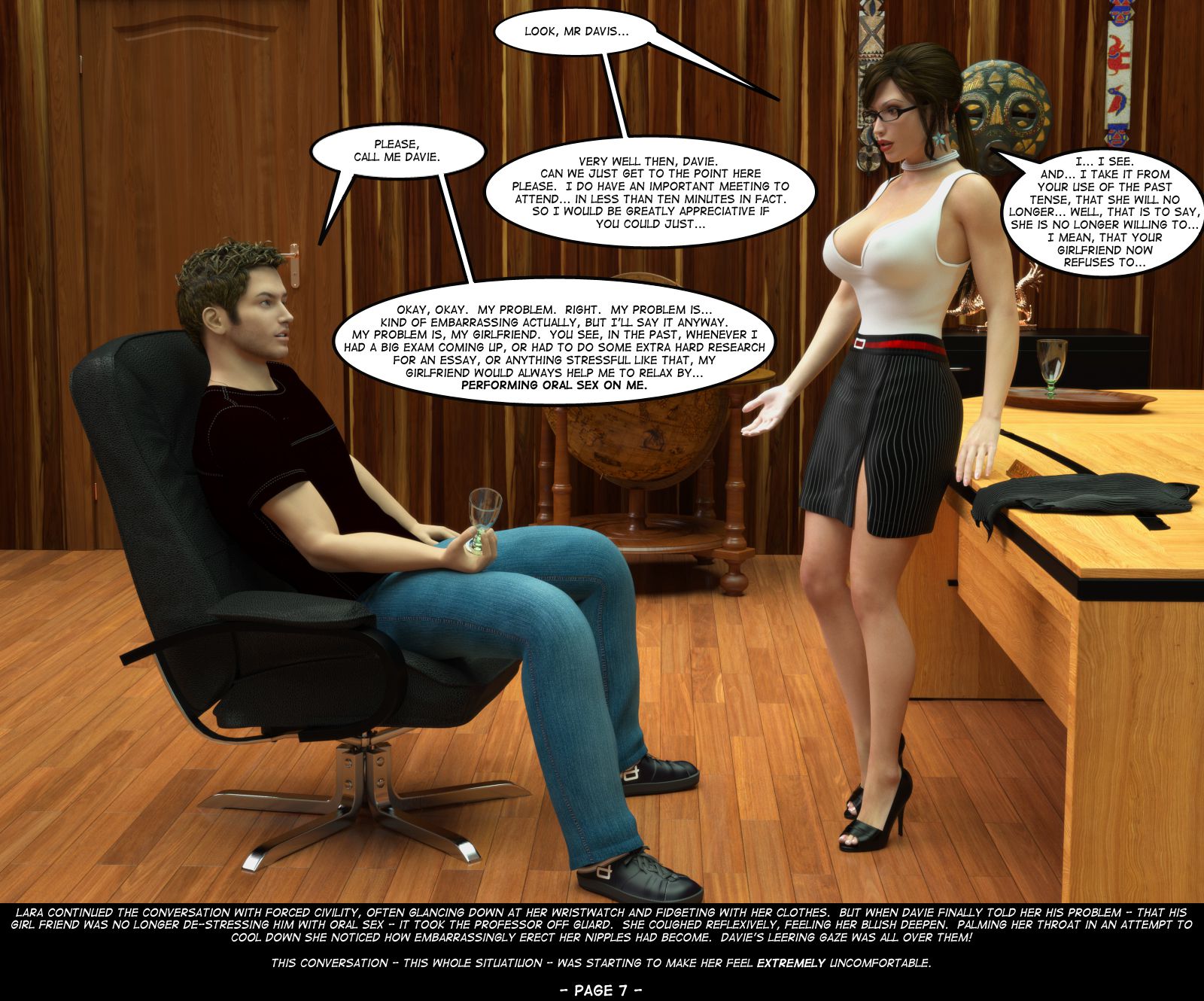 Professor Croft And The Eye Of Metate (Tomb Raider) [DeTomasso] - Chapter 1 — Page 8