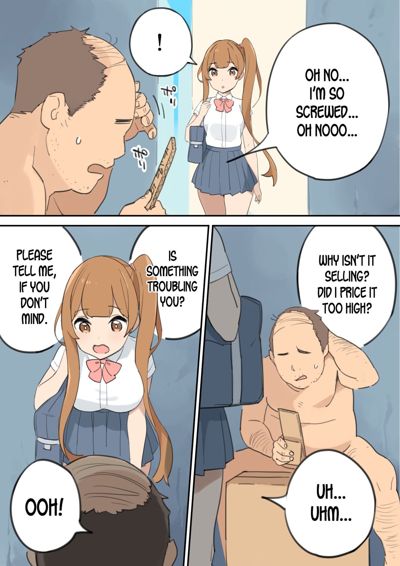 The Cock-Selling Middle Aged Man [Irotenya] - Chapter 1 — Page 7