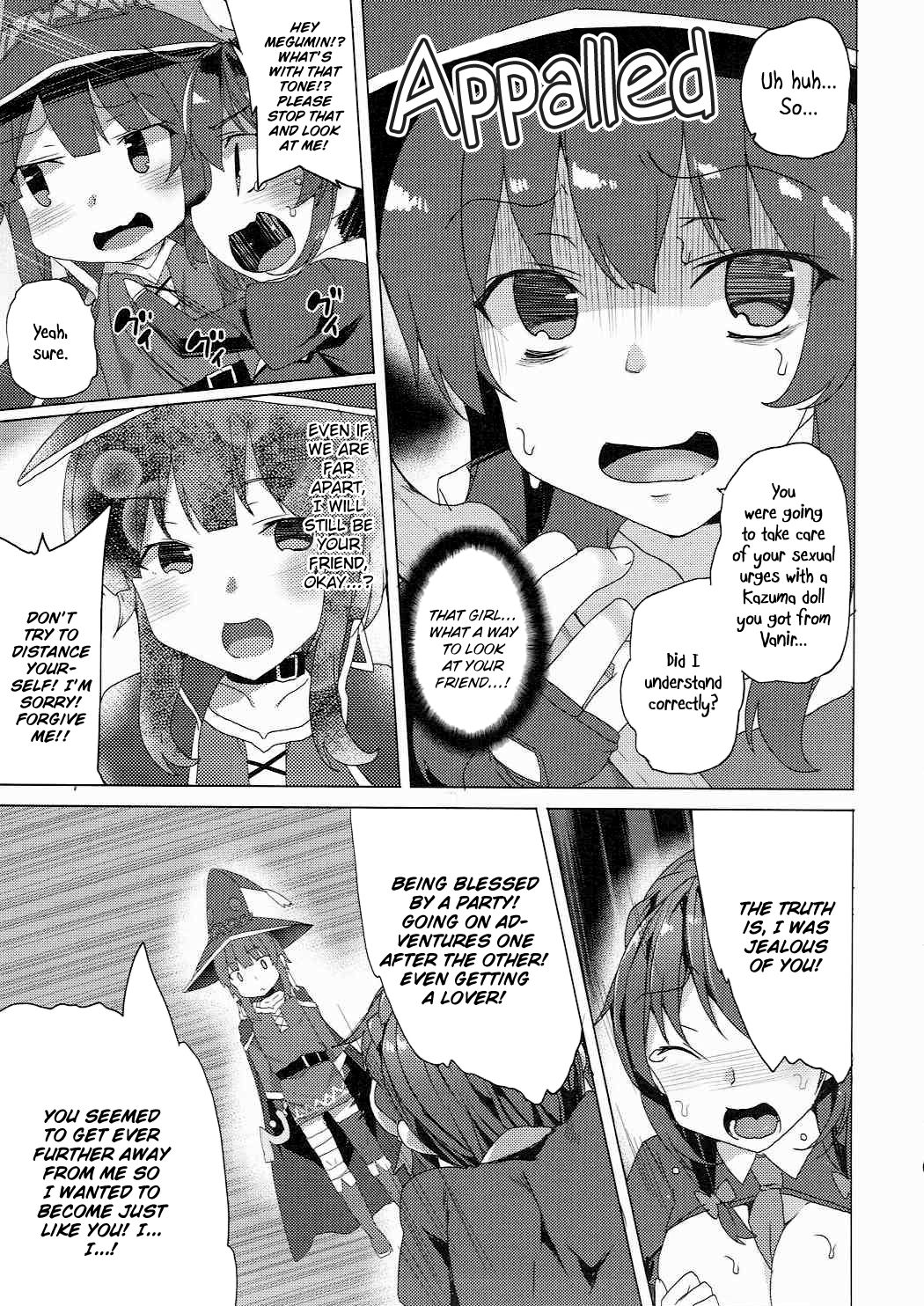 Threesome With These Wonderful Crimson Demon Girls! (Kono Subarashii Sekai ni Shukufuku wo!) [Tanaka Decilitre] - Chapter 1 — Page 23