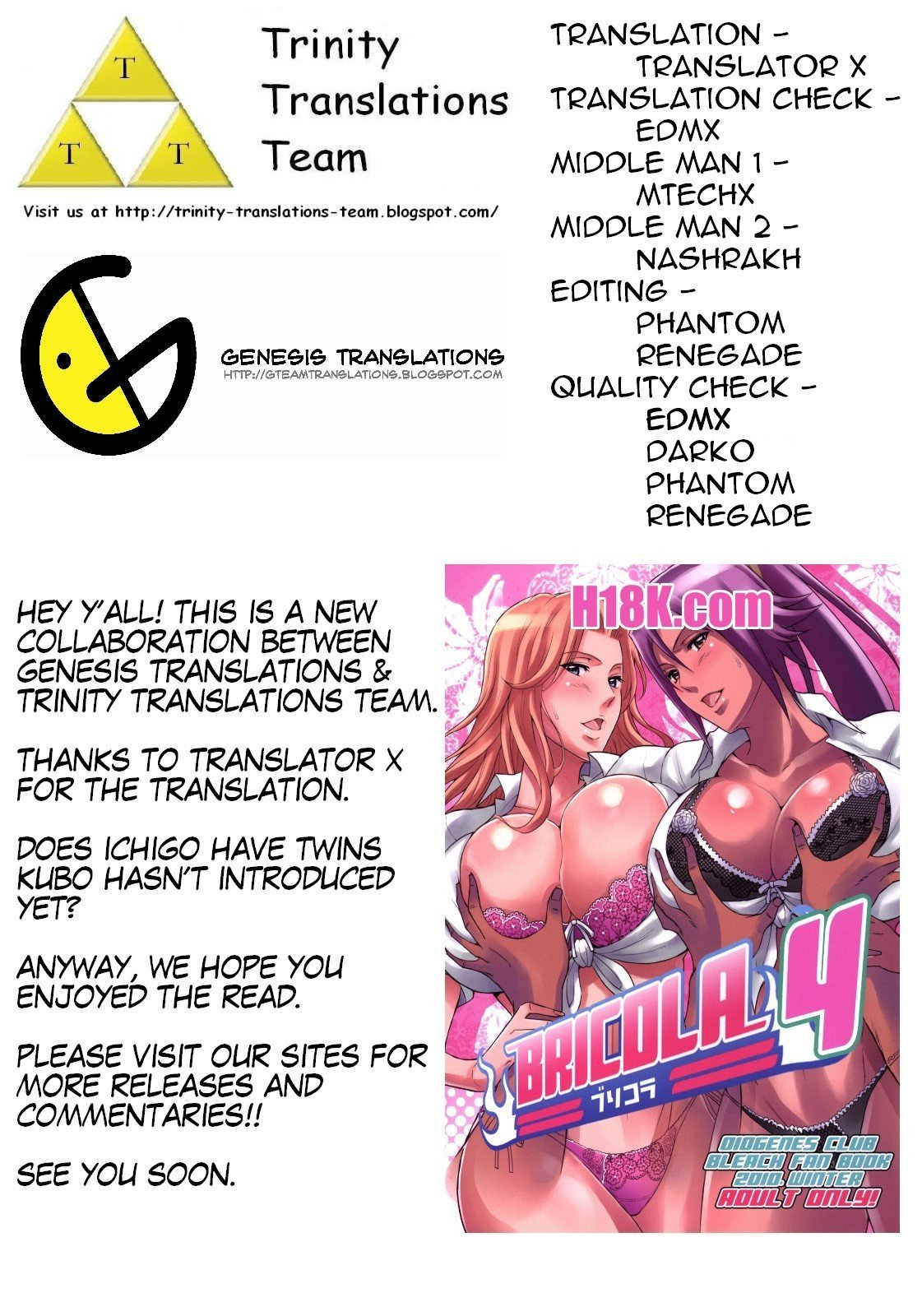 BRICOLA (Bleach) [Haikawa Hemlen] - Chapter 4 — Page 29