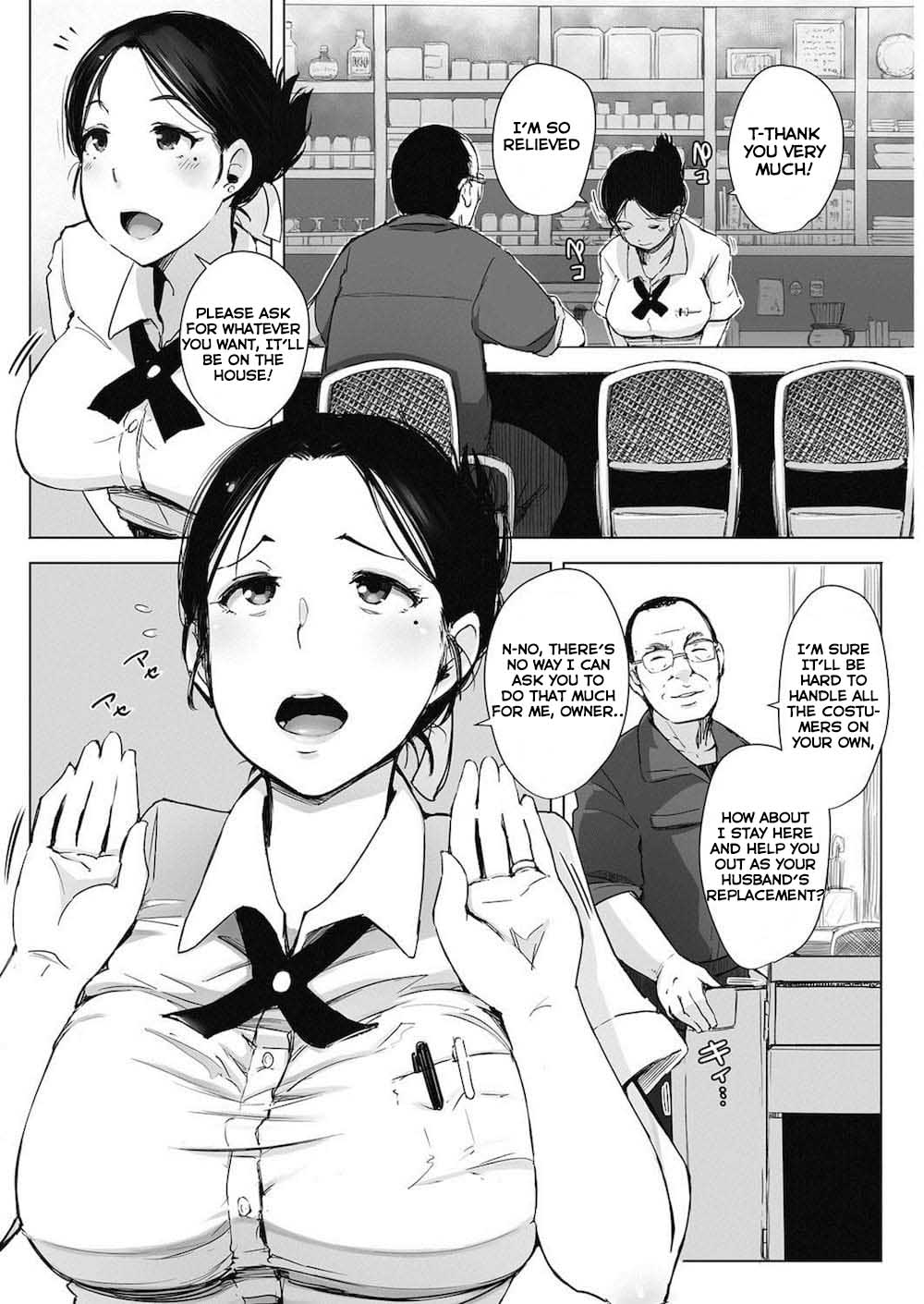 Hitozuma NTR Kissa [Arakure] - Chapter 1 — Page 4