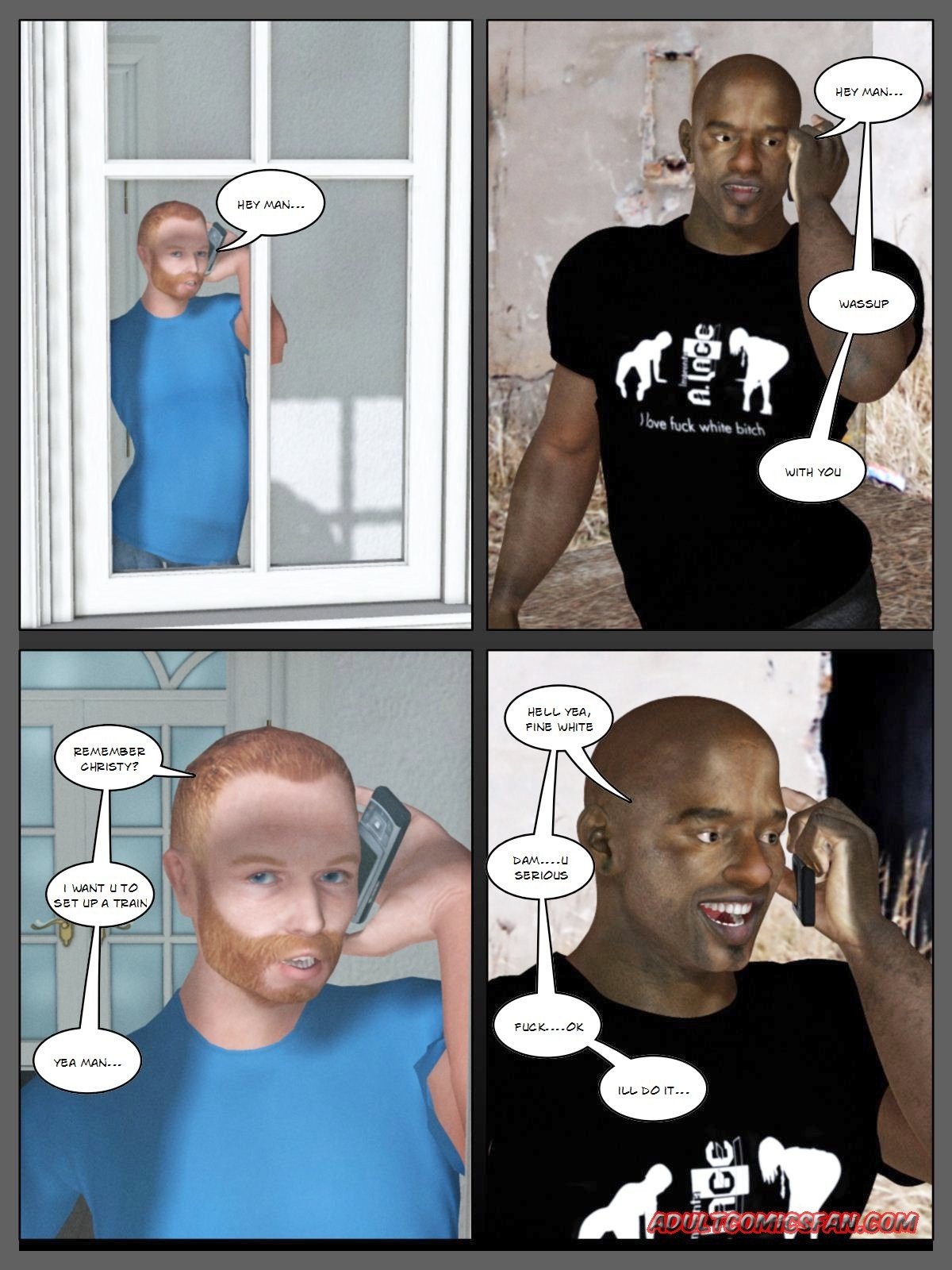A Train To Pay Mortage [BlackonWhite3D] - Chapter 1 — Page 4