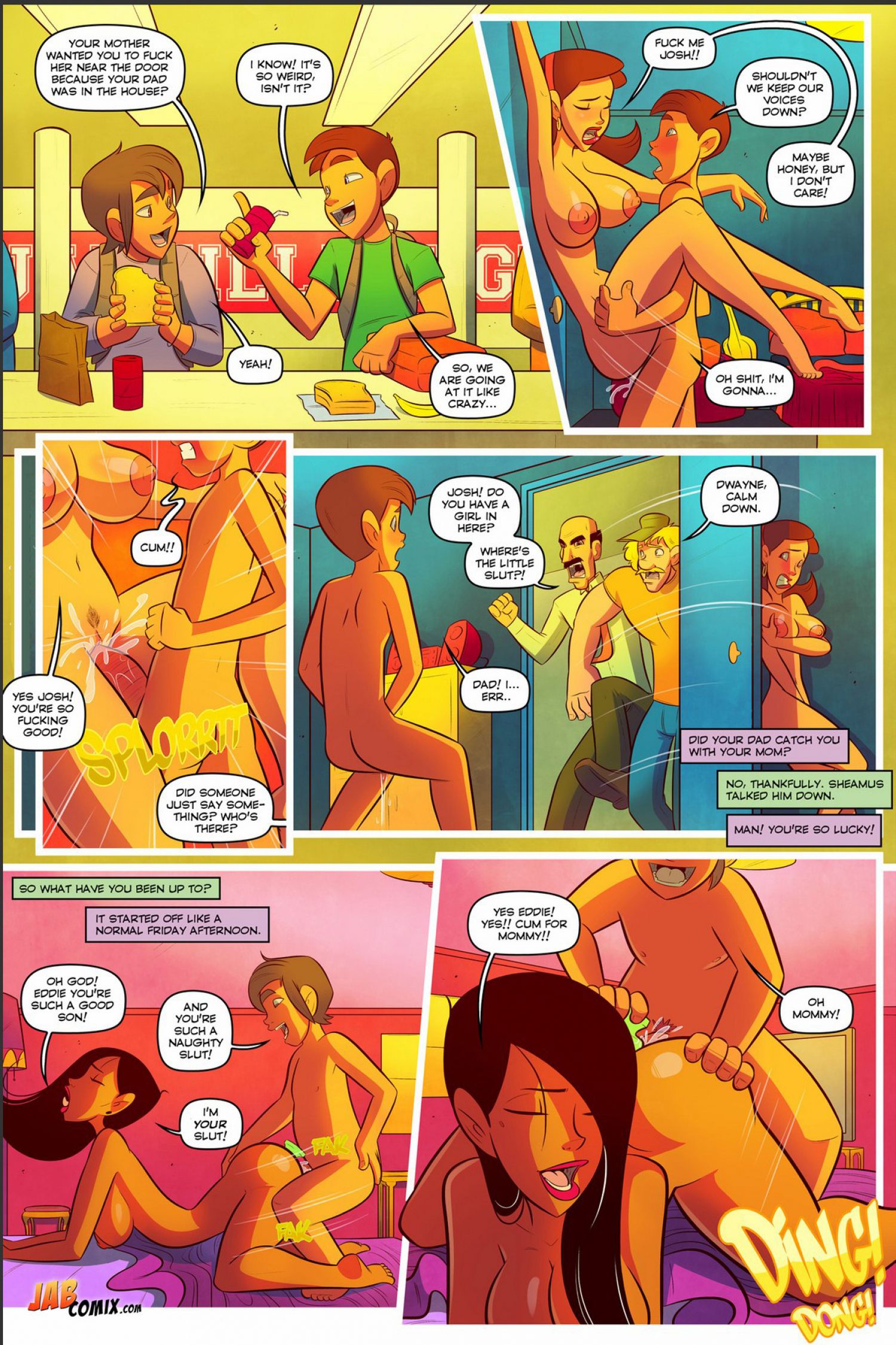 Keeping It Up With The Joneses [JABComix] - Chapter 3 — Page 4