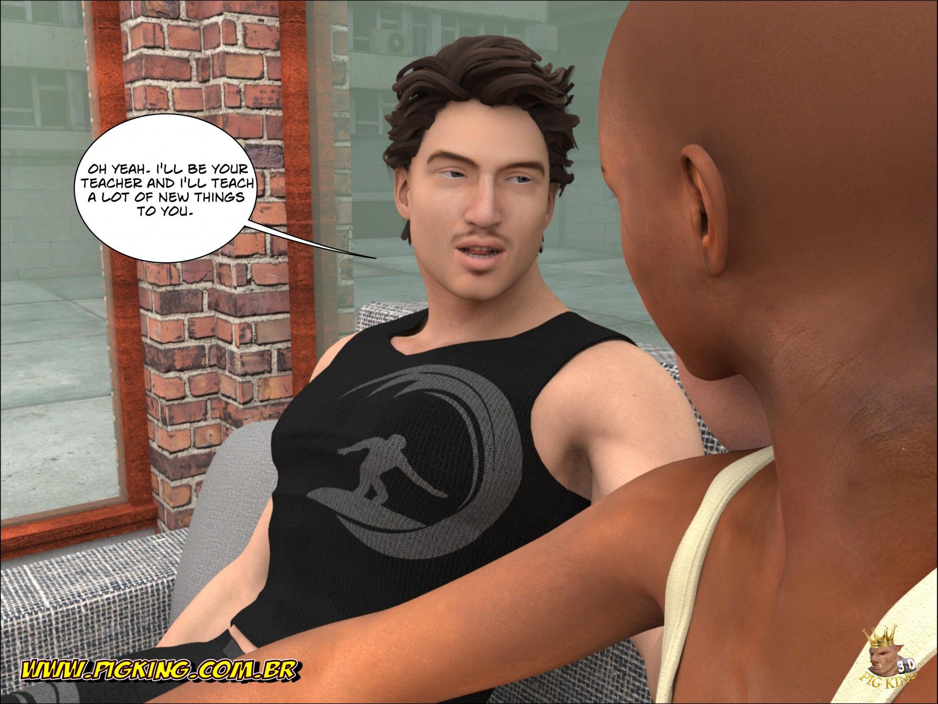 PigKing’s Bar – Helena, Julian, Leonard [PigKing] - Chapter 2 — Page 9