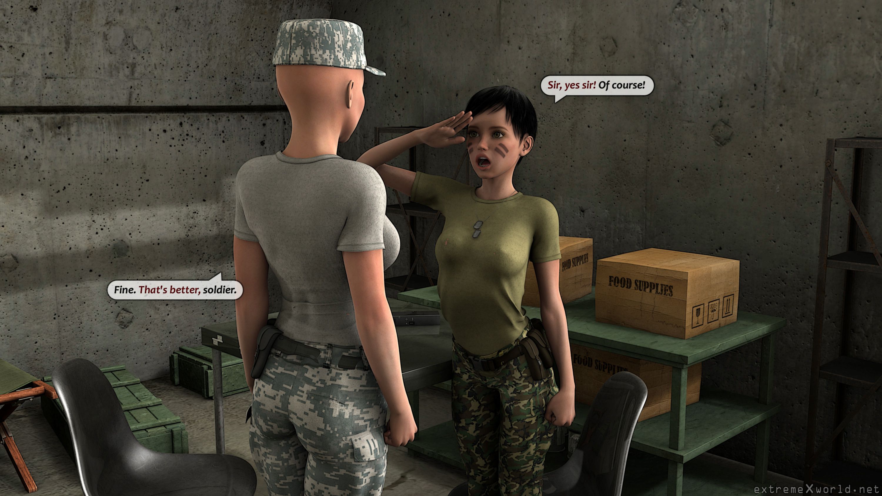 Military Slut [ExtremeXWorld] - Chapter 1 — Page 17