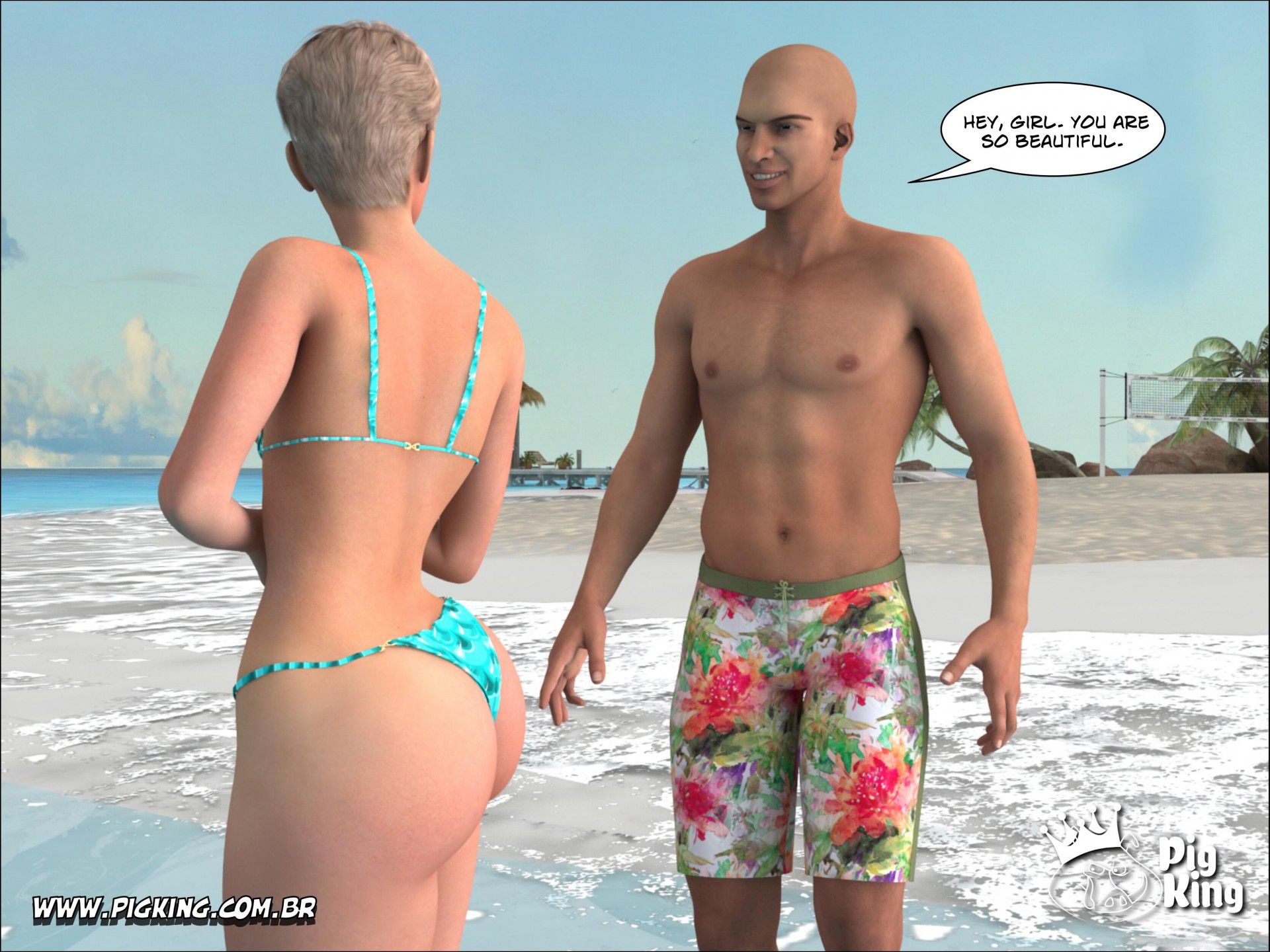Tropical Paradise – Leonard, Helena, Katherine, Nininho [PigKing] - Chapter 1 — Page 10
