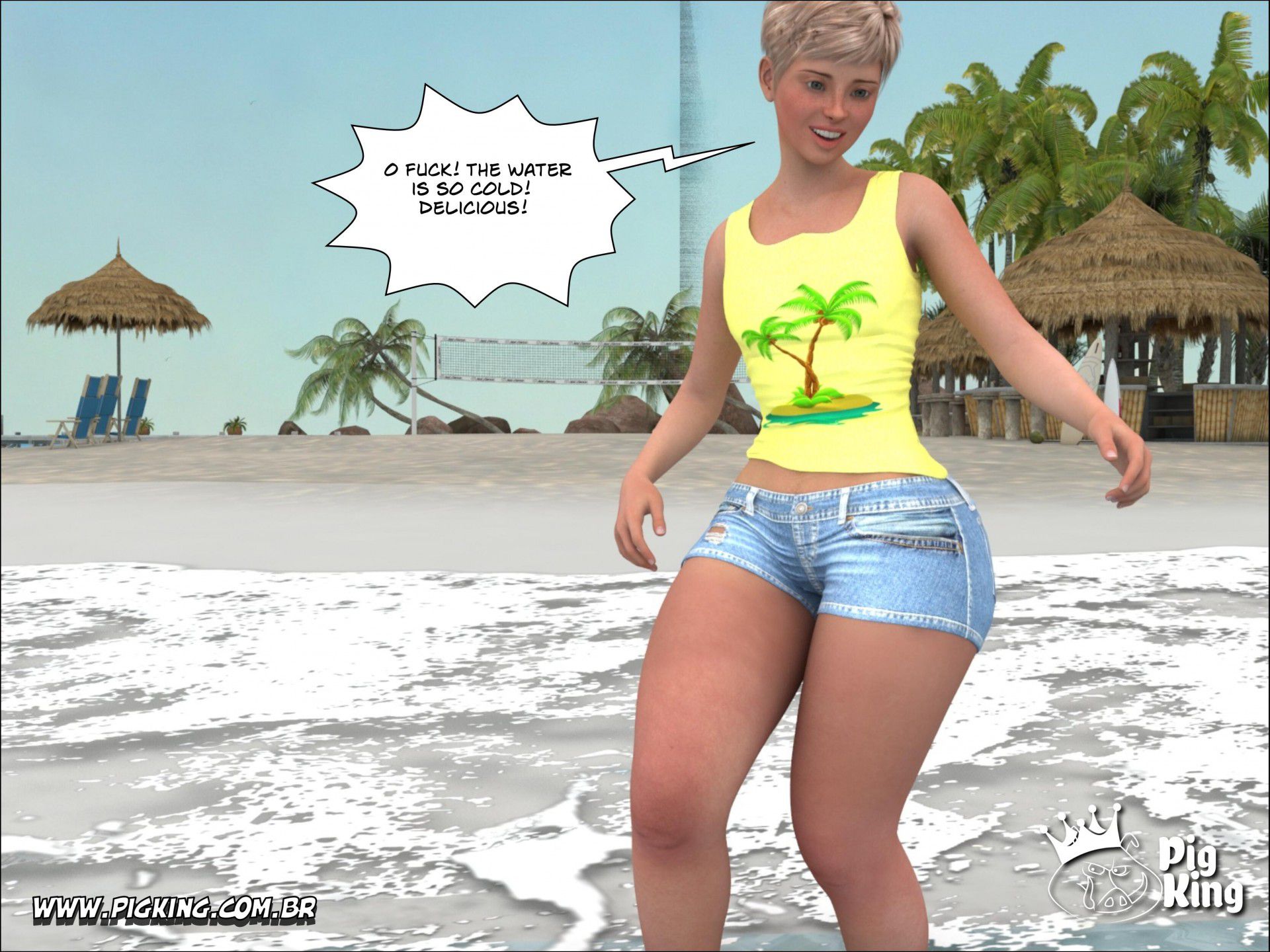 Tropical Paradise – Leonard, Helena, Katherine, Nininho [PigKing] - Chapter 1 — Page 5