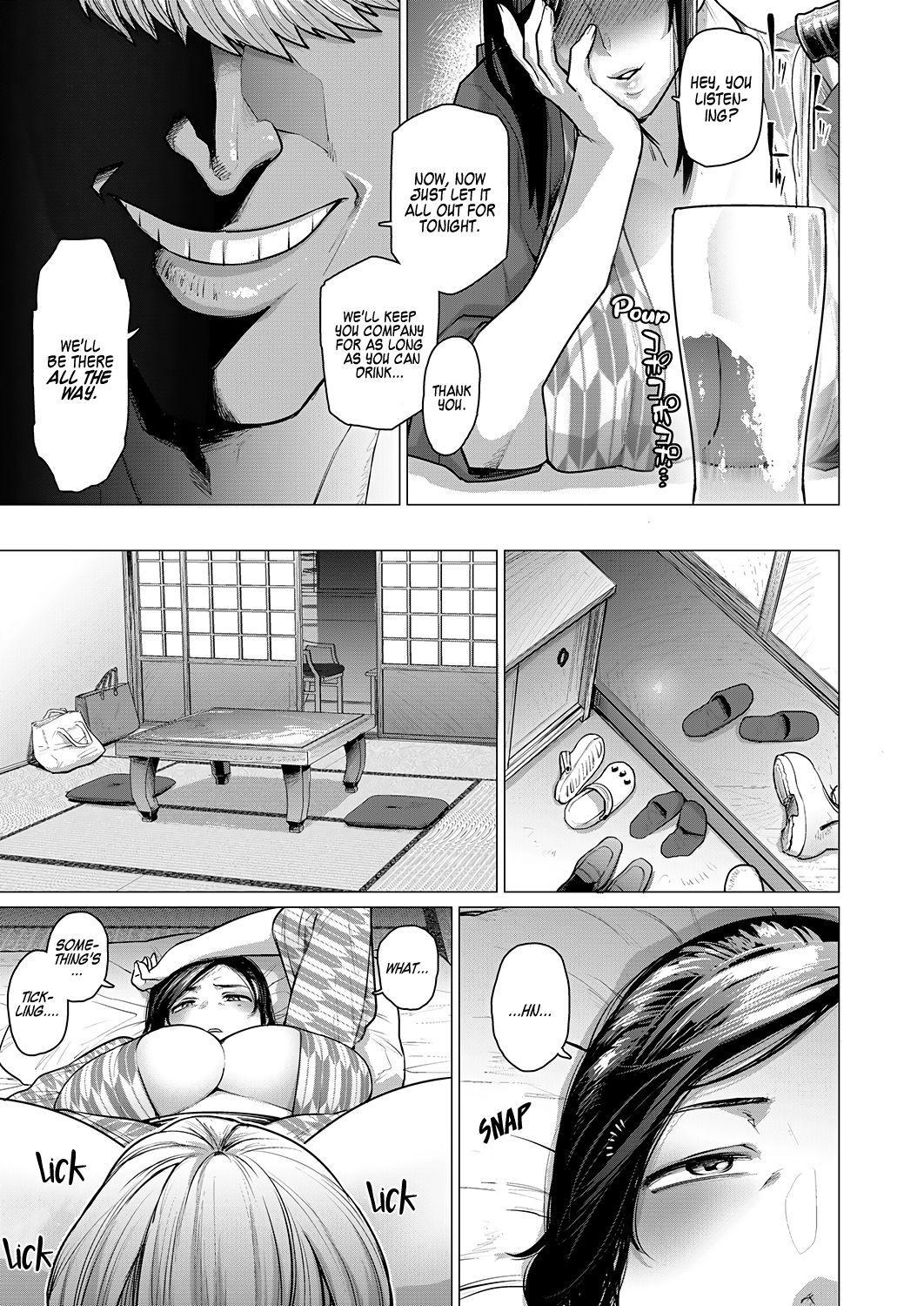 Picking Up Married Women At The NTR Hot Springs [Etuzan Jakusui] - Chapter 1 — Page 7