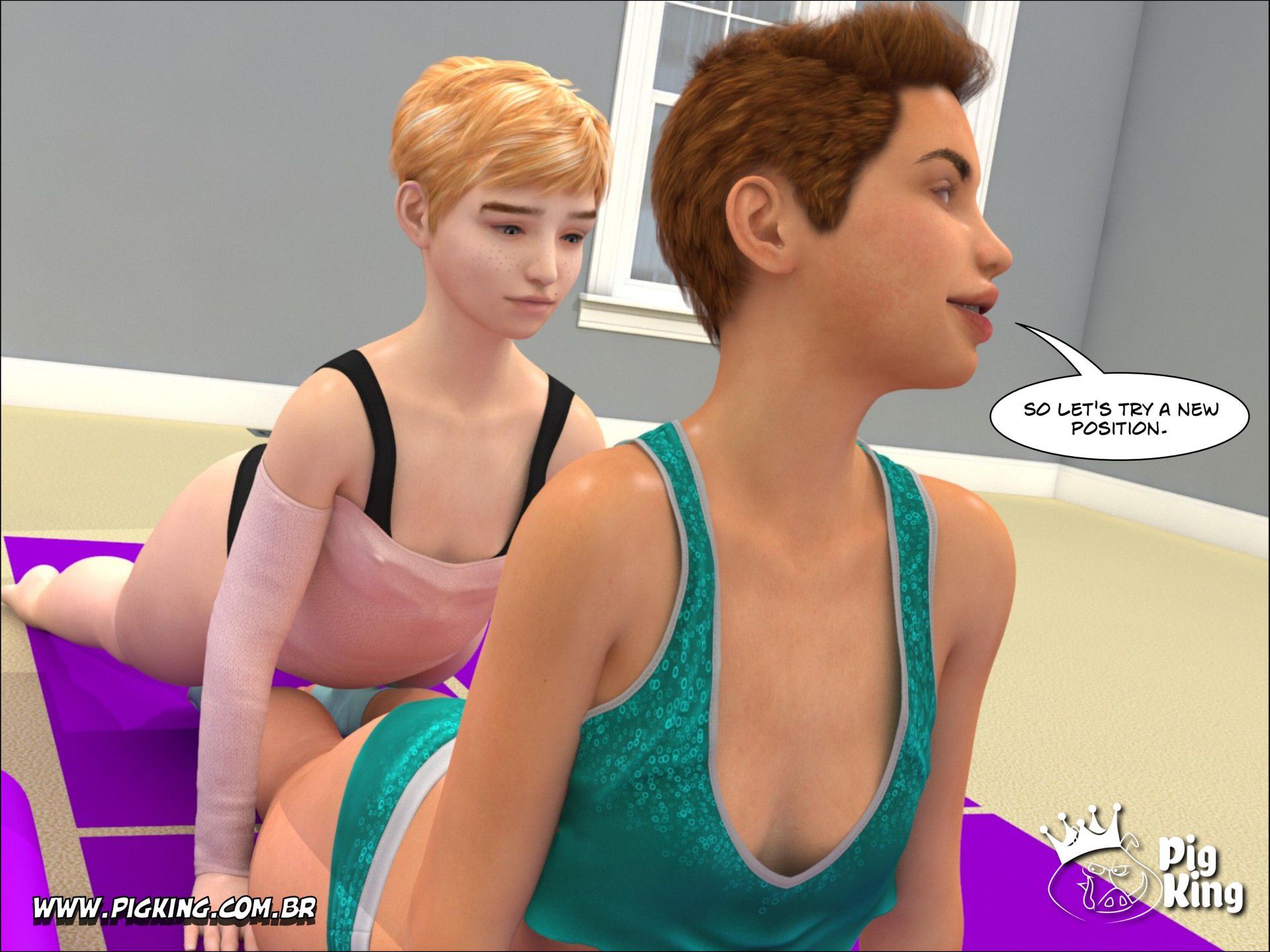 Yoga Flex – Margaret, Dominique, Alan, Willy [PigKing] - Chapter 1 — Page 11