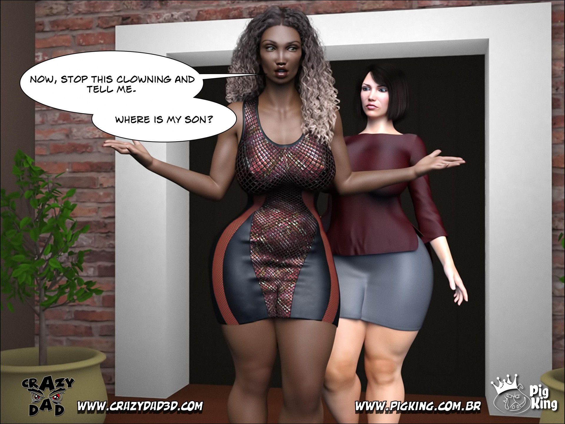 Charles’s Mother – Ophelia [PigKing , CrazyDad3D] - Chapter 1 — Page 8