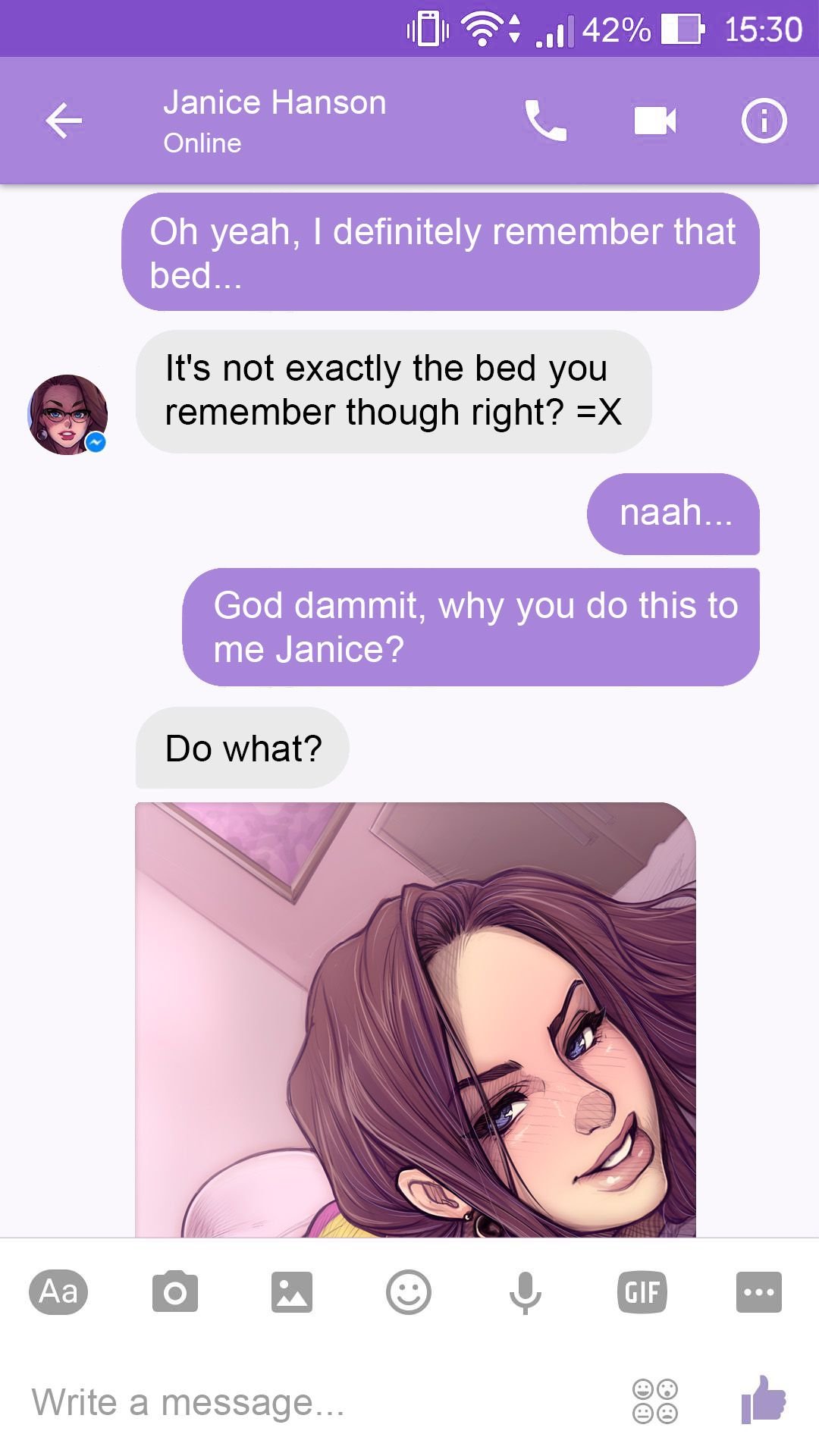 Chat With Janice [Romulo Melkor Mancin] - Chapter 1 — Page 7