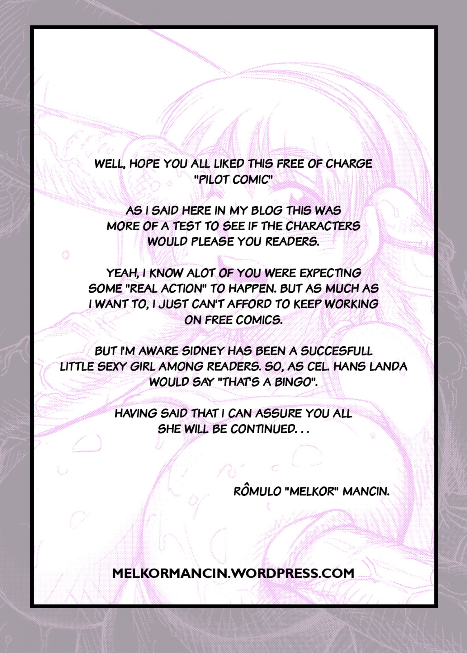Sidney [Romulo Melkor Mancin] - Chapter 1 — Page 13
