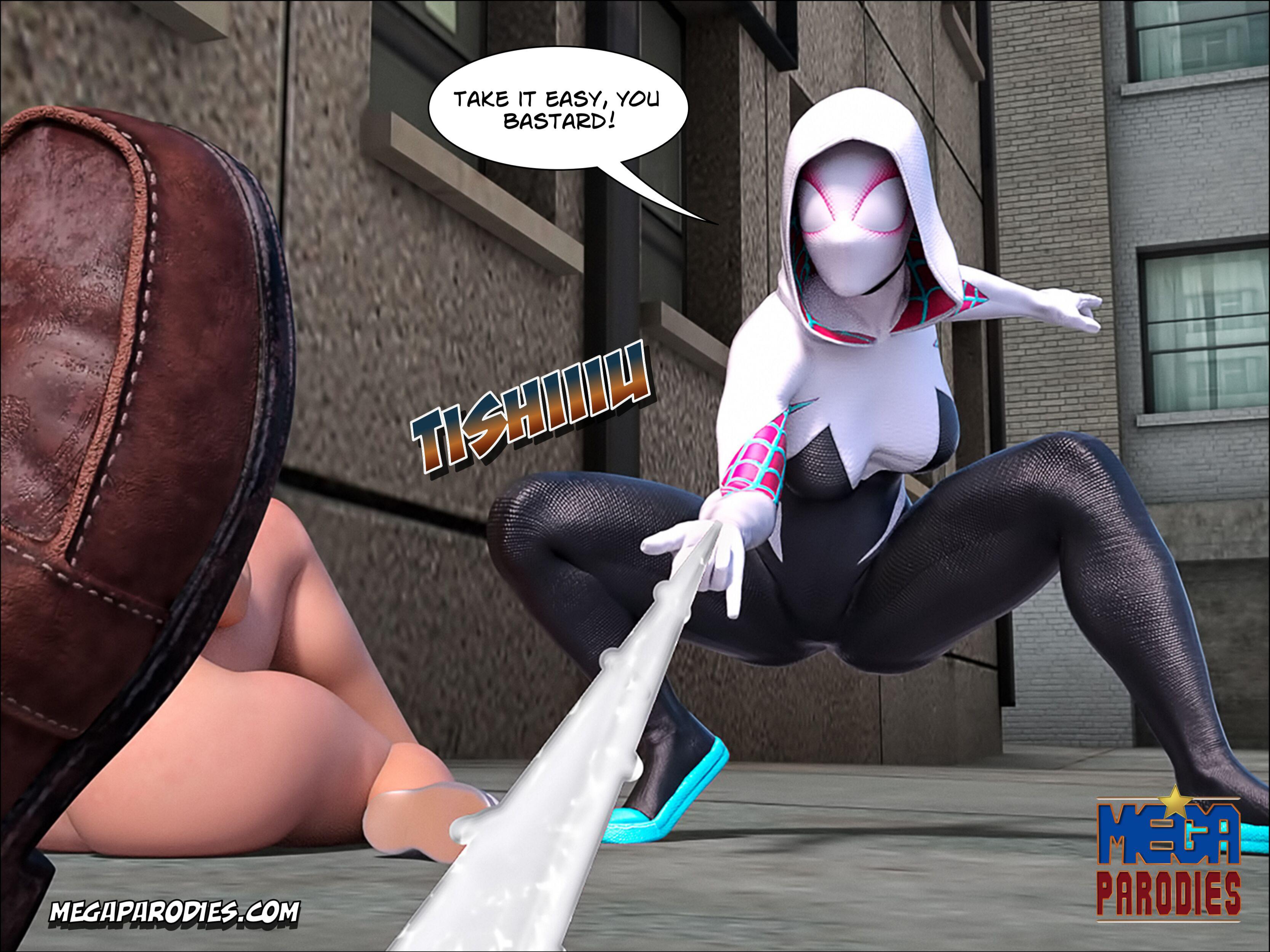 Spider-Gwen X Rhino (Spider-Man) [MegaParodies] - Chapter 1 — Page 15