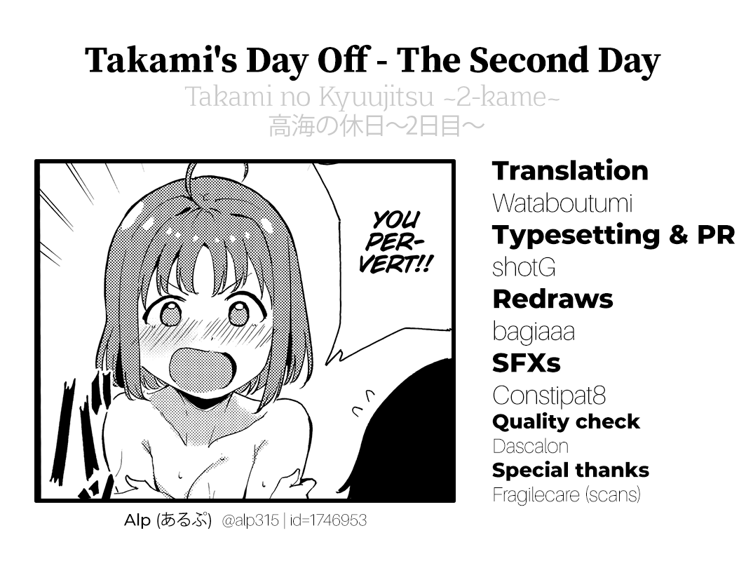 Takami’s Day Off (Love Live! Sunshine!!) [Alp] - Chapter 2 — Page 30