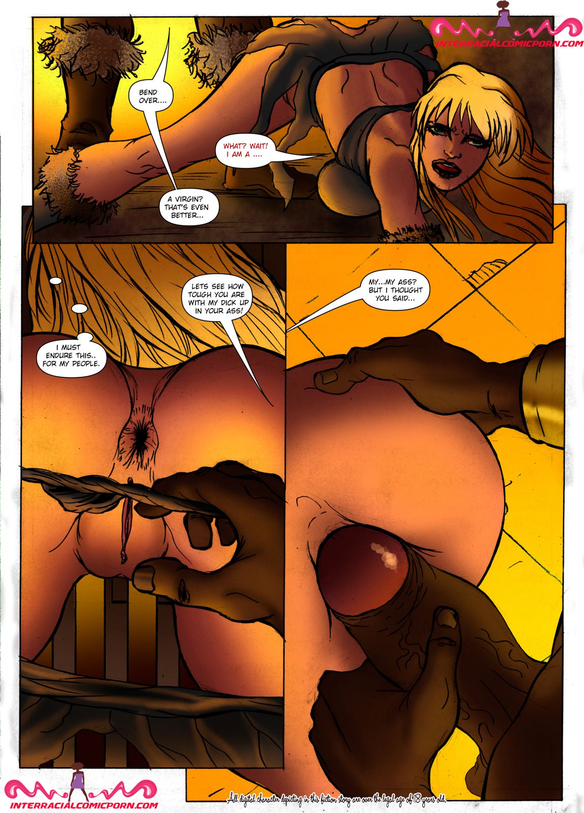 The Warrior [InterracialComicPorn] - Chapter 1 — Page 6