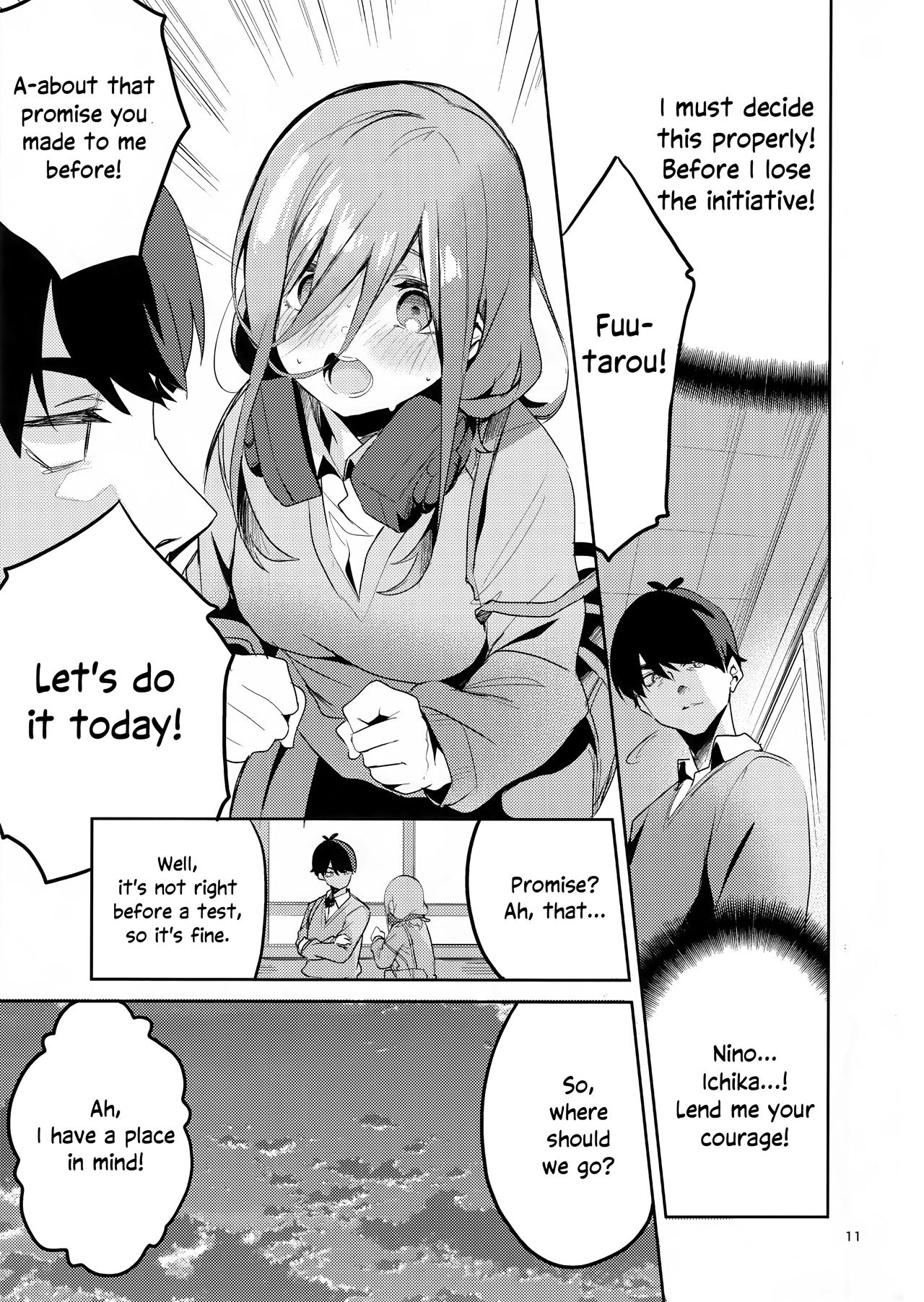 Miku’s Situation (The Quintessential Quintuplets) [Ekakibit] - Chapter 1 — Page 10
