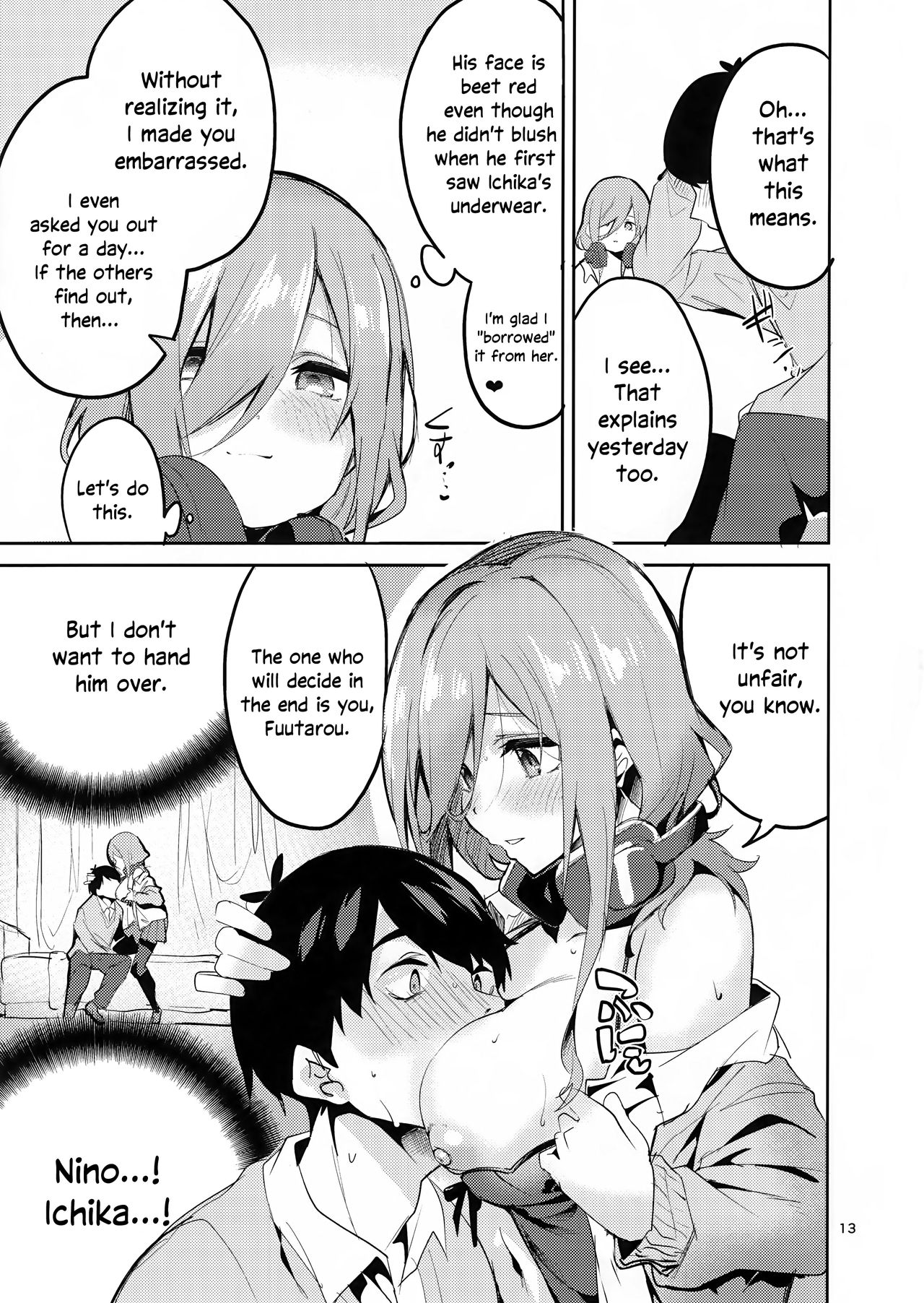 Miku’s Situation (The Quintessential Quintuplets) [Ekakibit] - Chapter 1 — Page 12