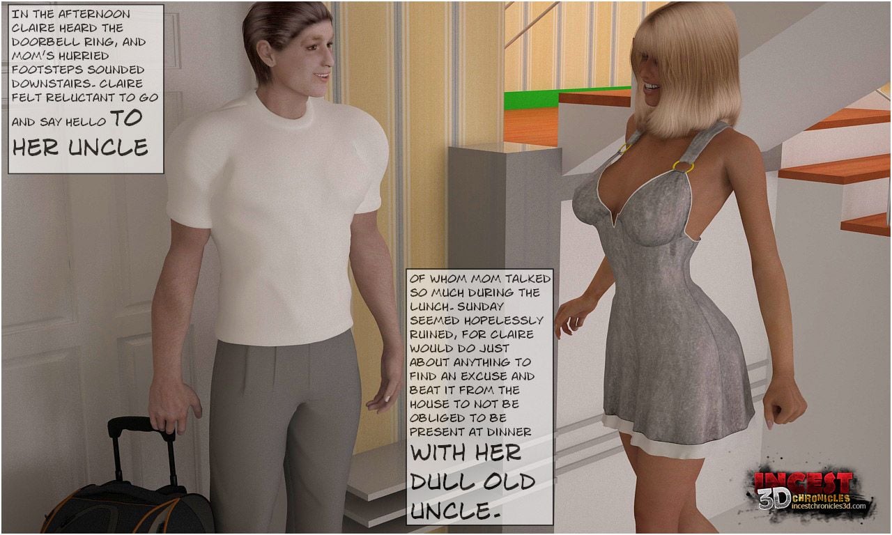 Uncle Urriving [IncestChronicles3D] - Chapter 1 — Page 12